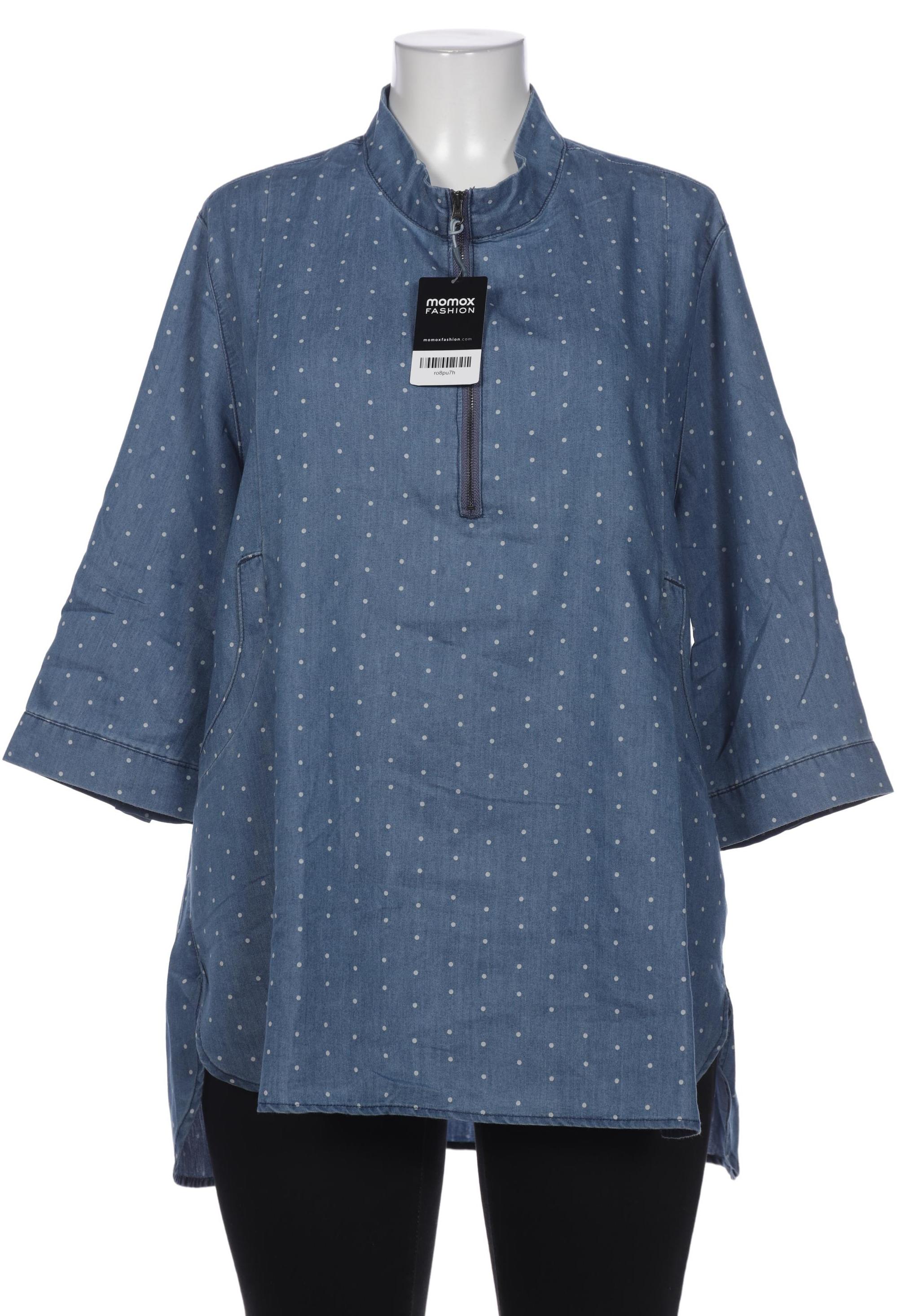 

Ulla Popken Damen Bluse, blau, Gr. 46