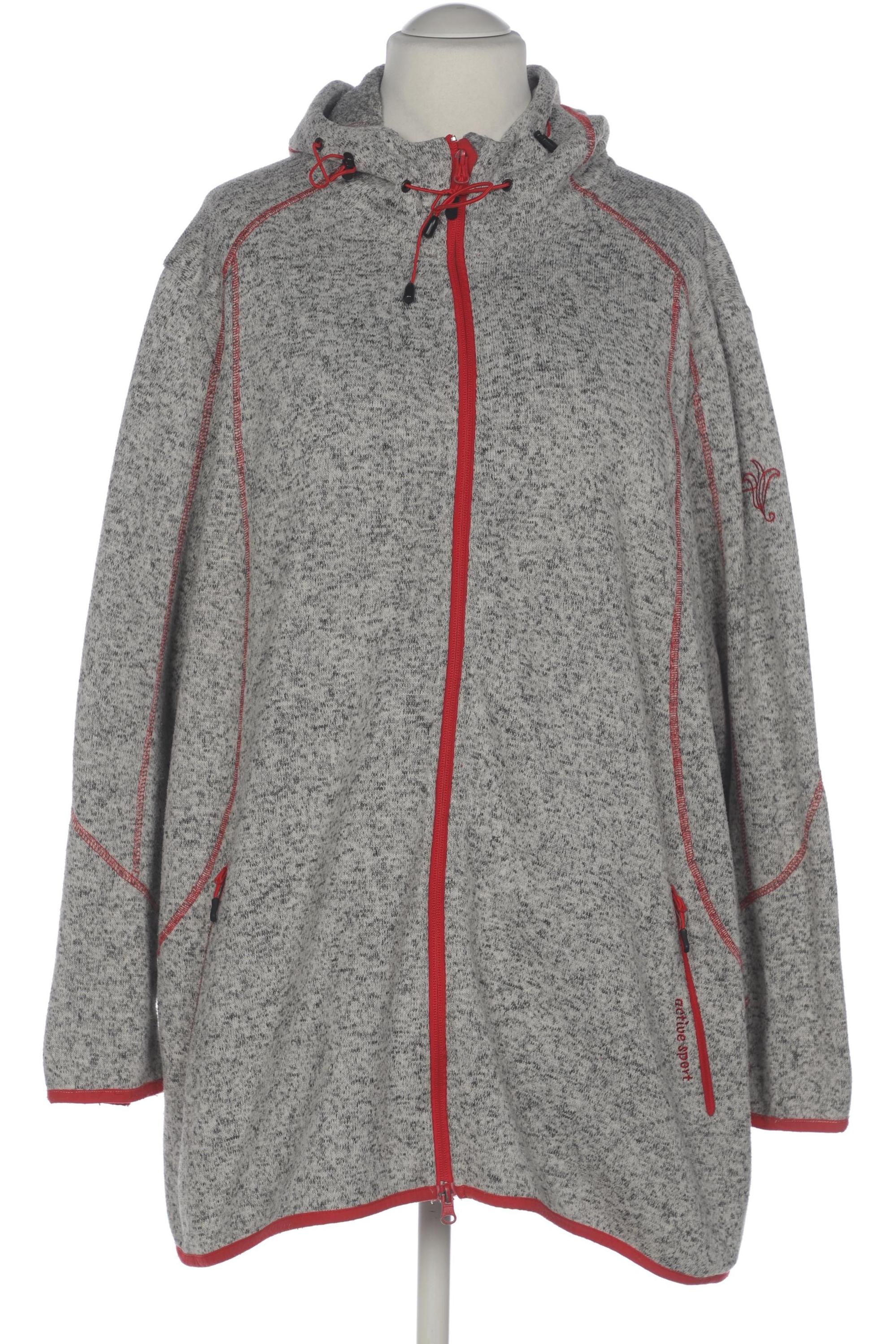 

Ulla Popken Damen Kapuzenpullover, grau, Gr. 54