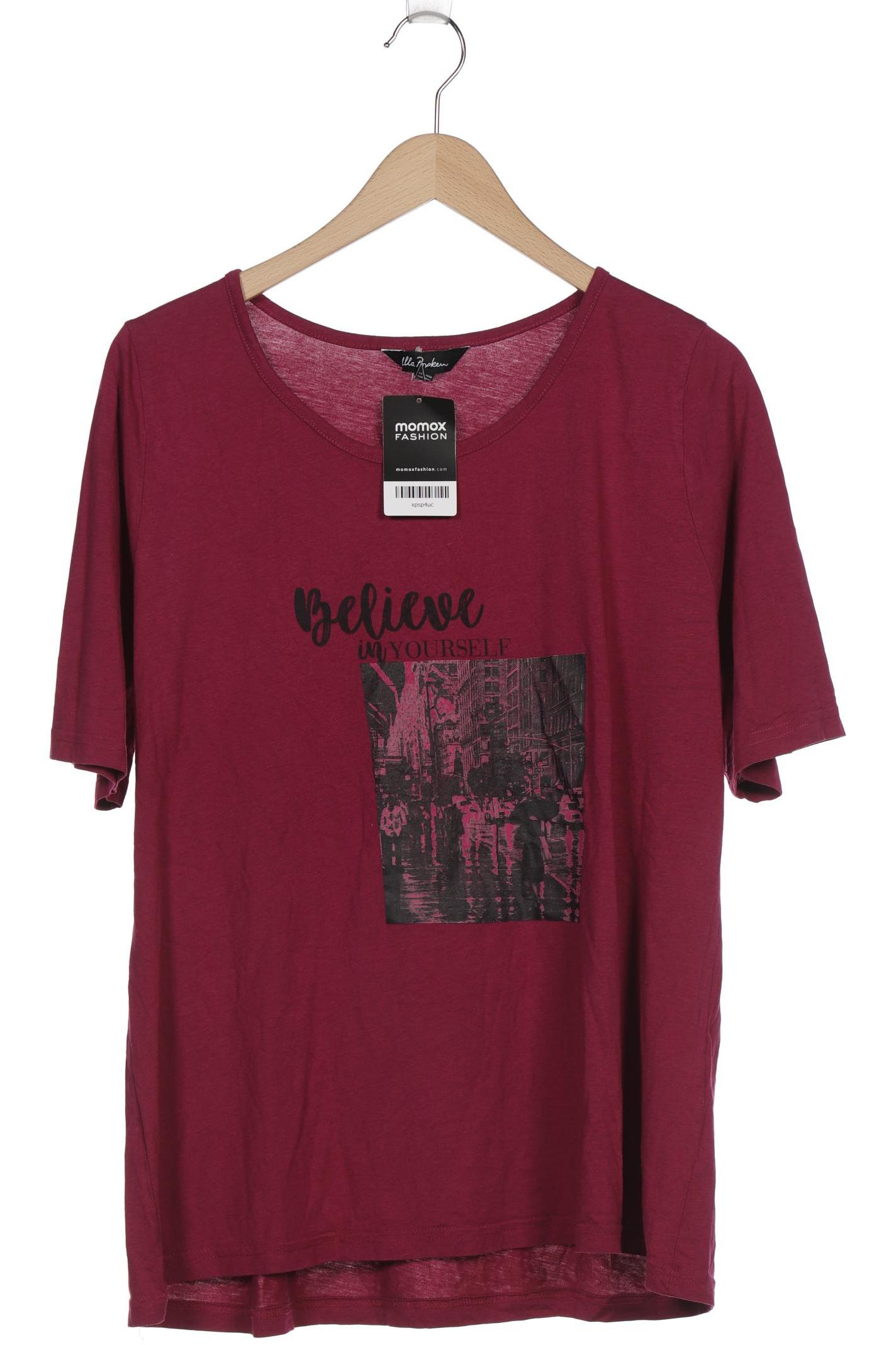 

Ulla Popken Damen T-Shirt, bordeaux, Gr. 46