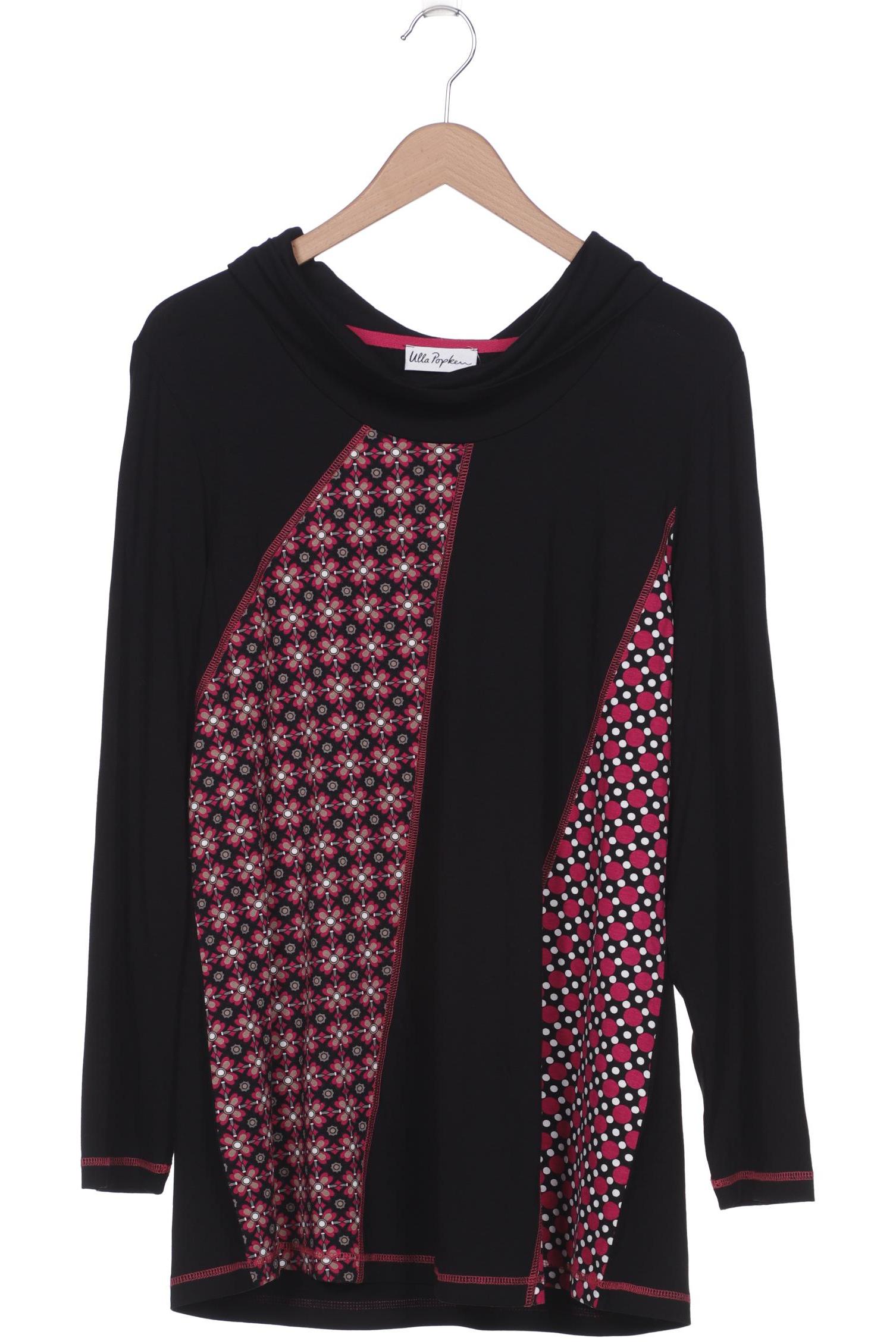 

Ulla Popken Damen Langarmshirt, schwarz, Gr. 46
