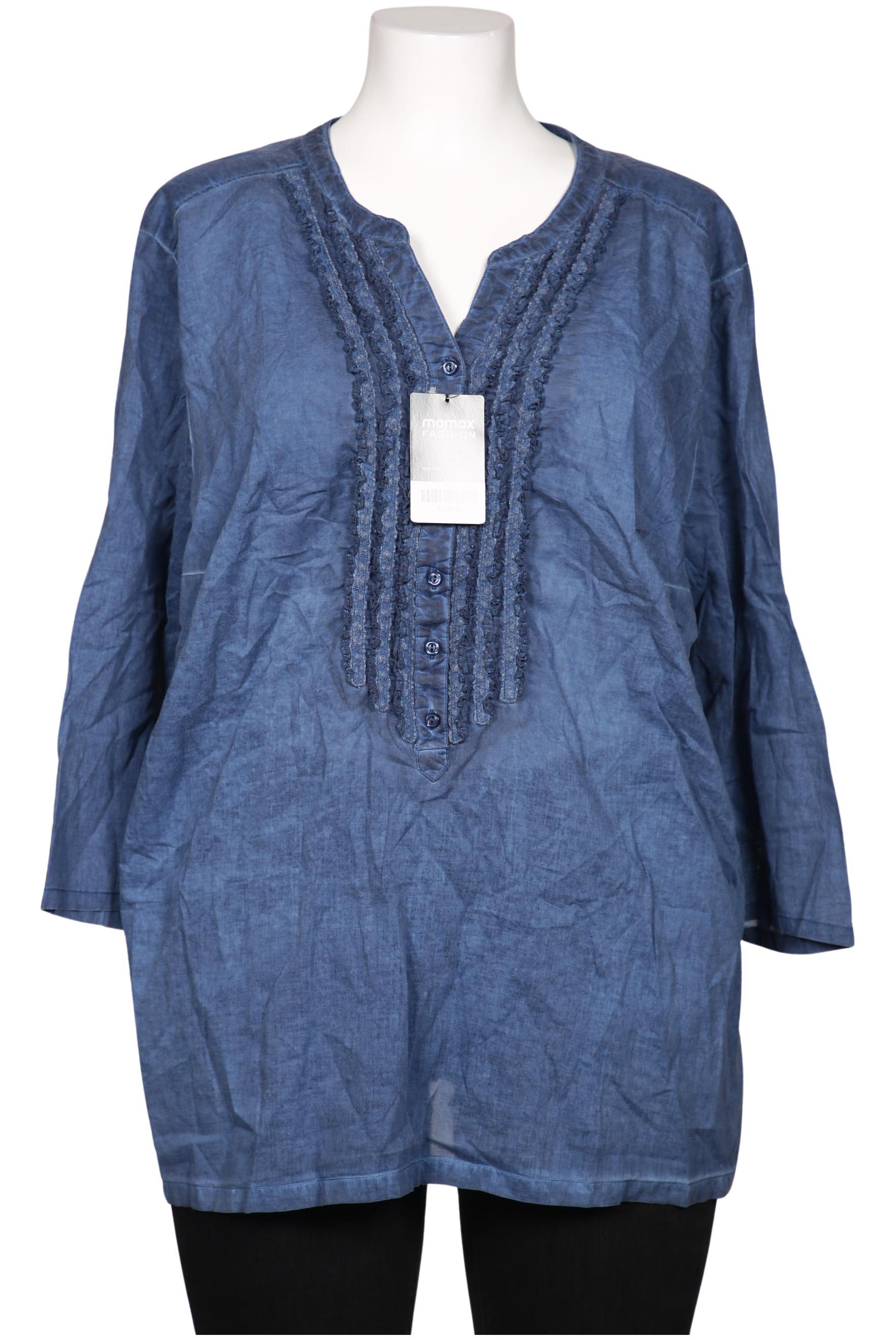 

Ulla Popken Damen Bluse, blau, Gr. 50