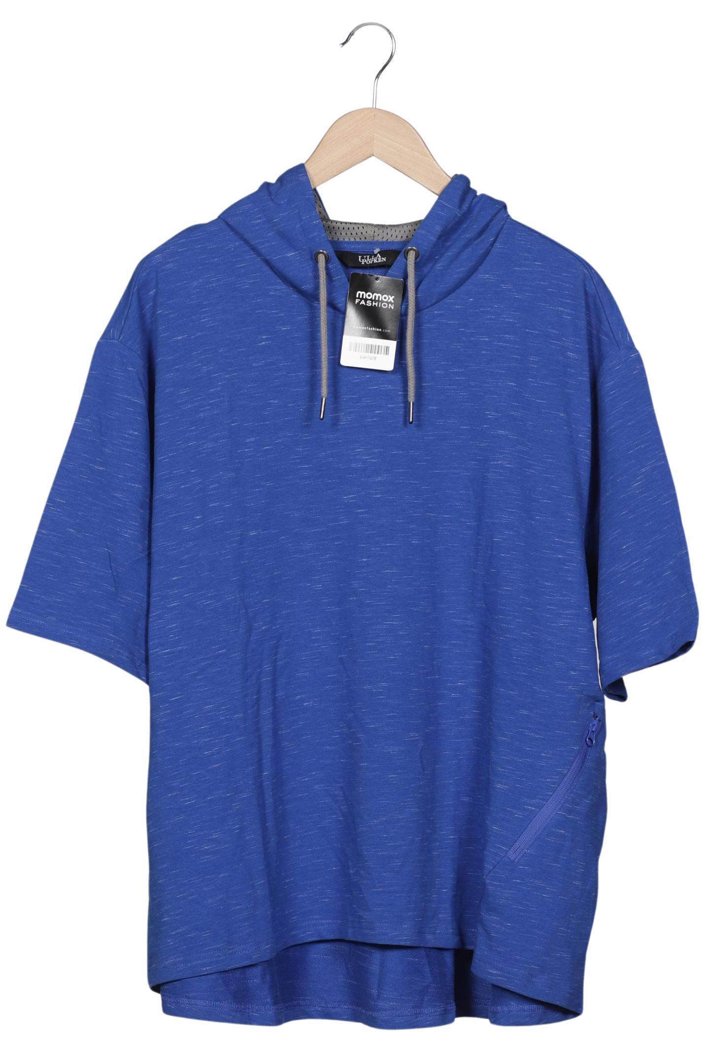 

Ulla Popken Damen Kapuzenpullover, blau, Gr. 50
