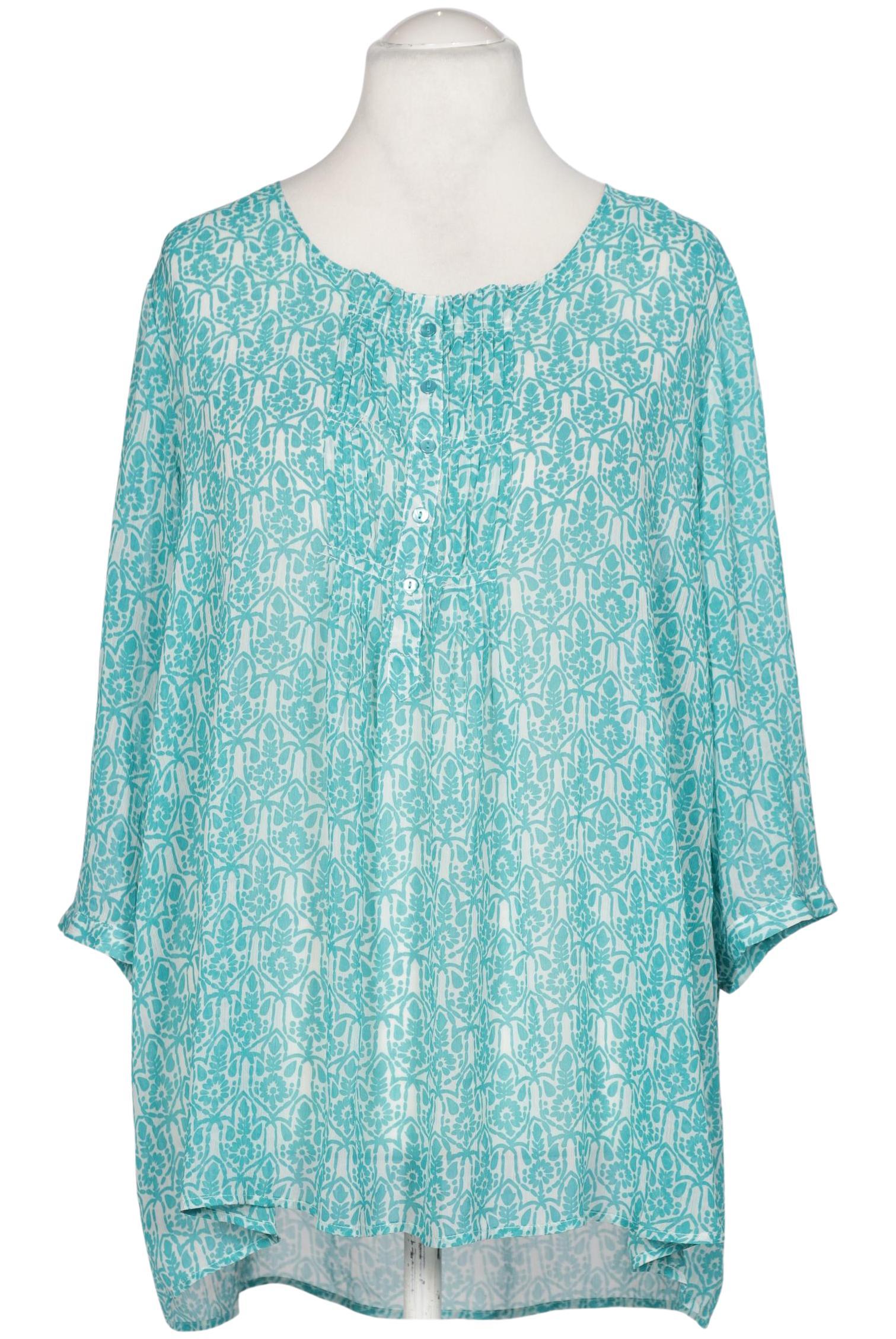 

Ulla Popken Damen Bluse, türkis, Gr. 46