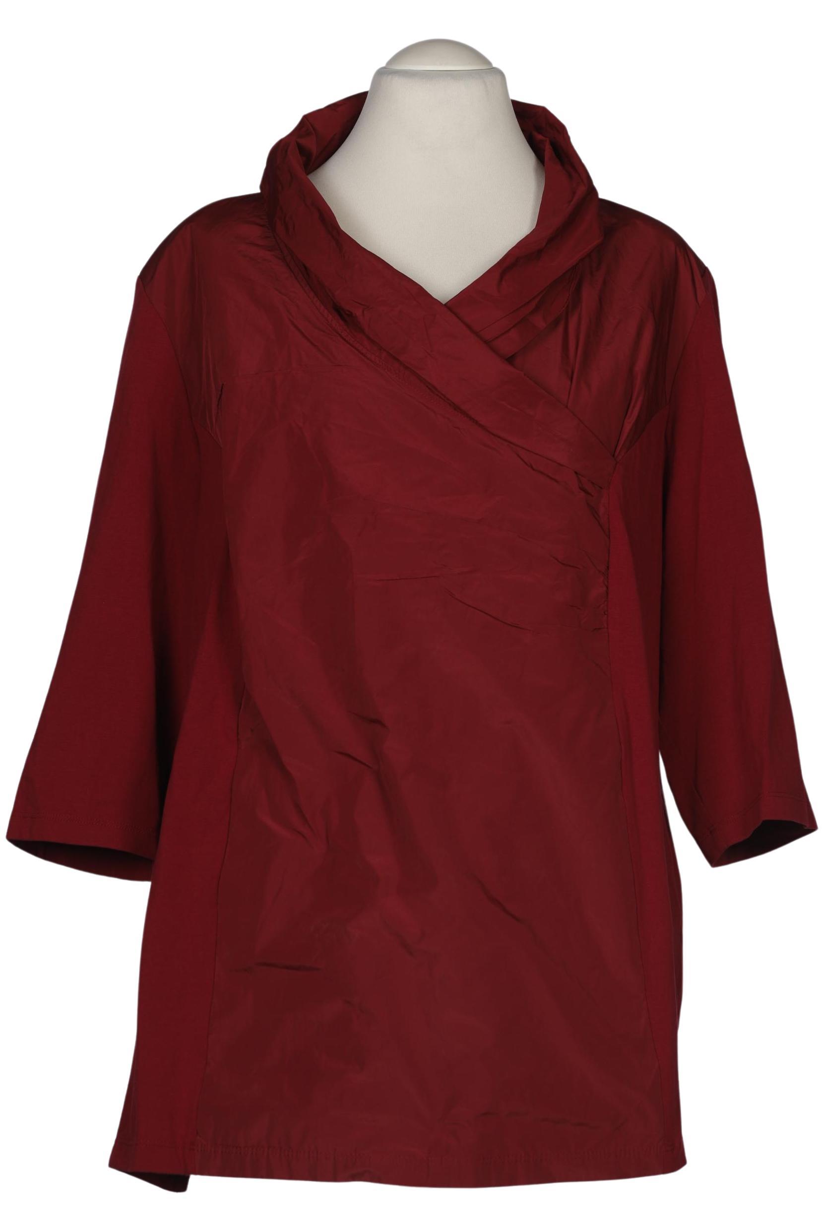 

Ulla Popken Damen Bluse, bordeaux, Gr. 54