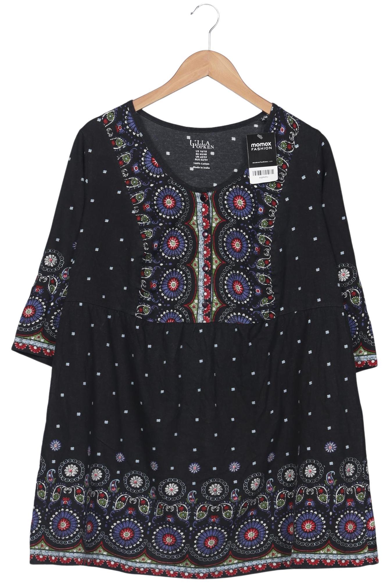 

Ulla Popken Damen Langarmshirt, schwarz, Gr. 46