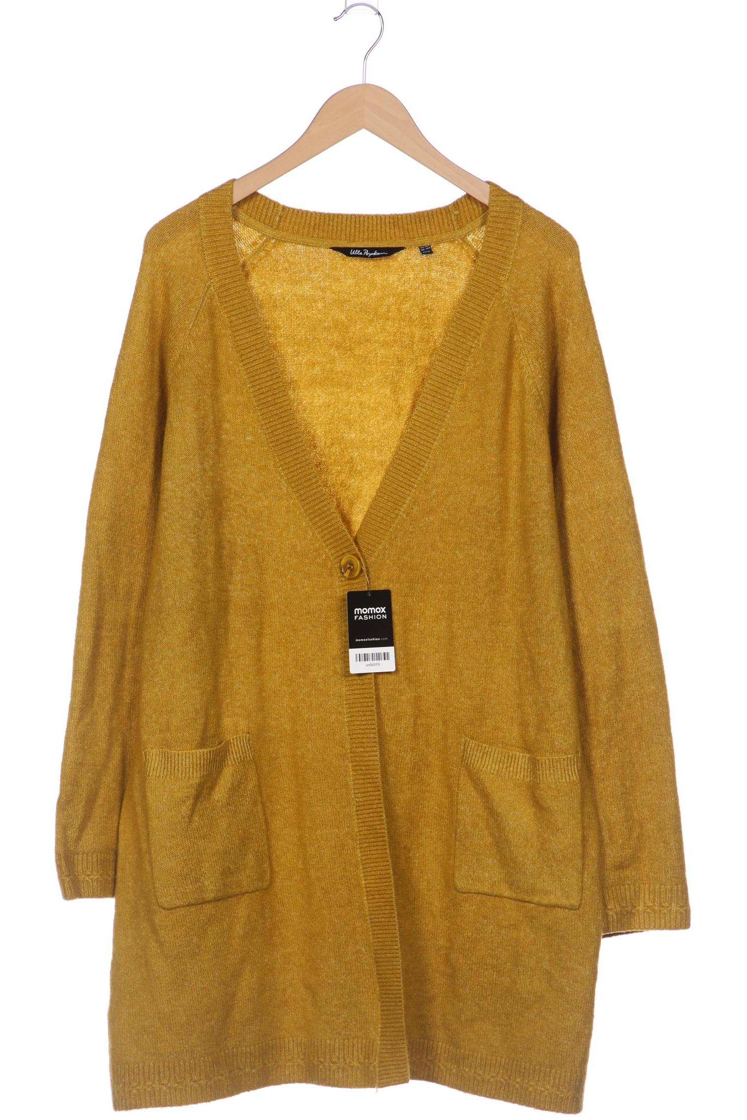 

Ulla Popken Damen Strickjacke, gelb, Gr. 46