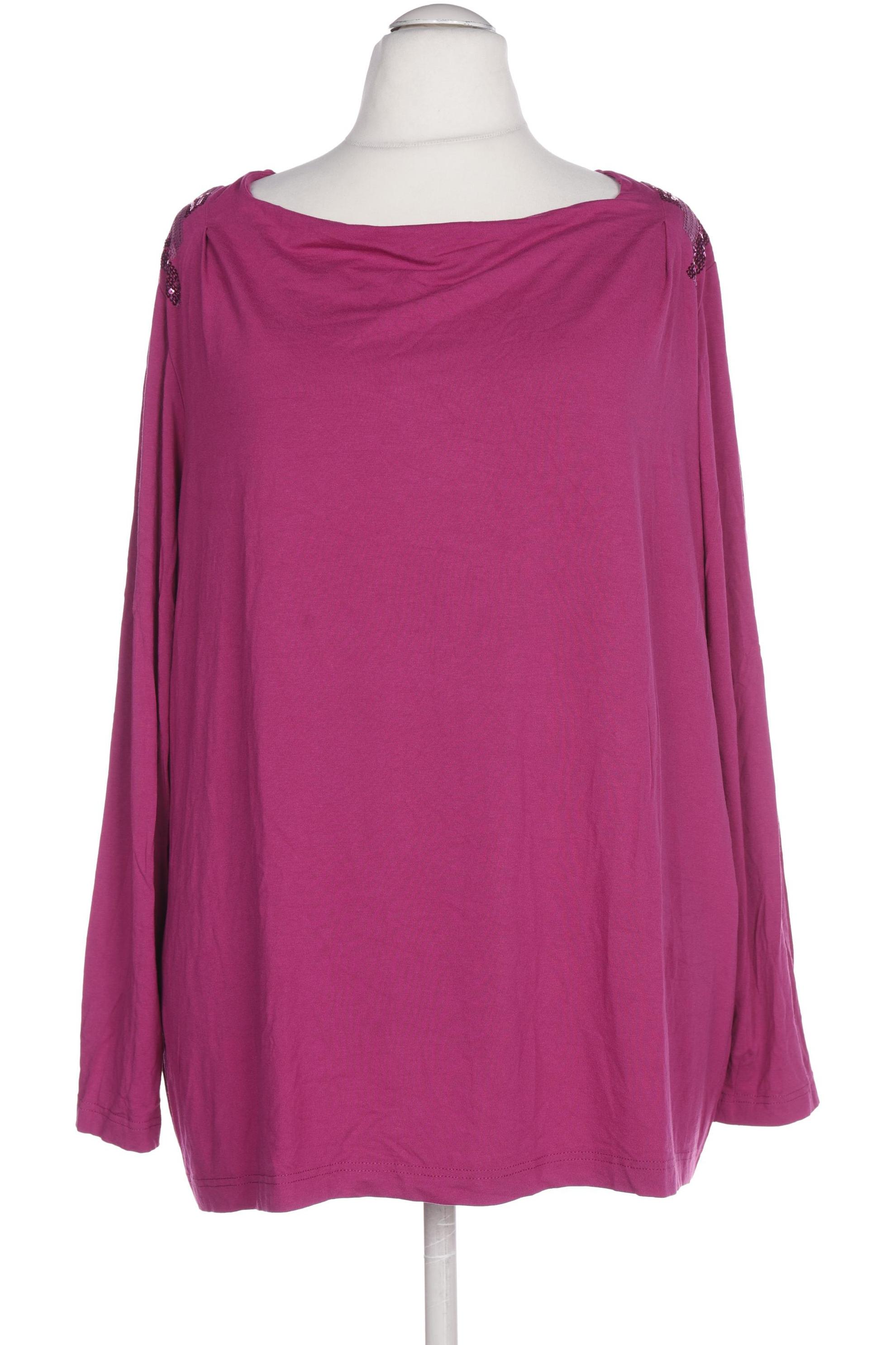 

Ulla Popken Damen Langarmshirt, pink, Gr. 54