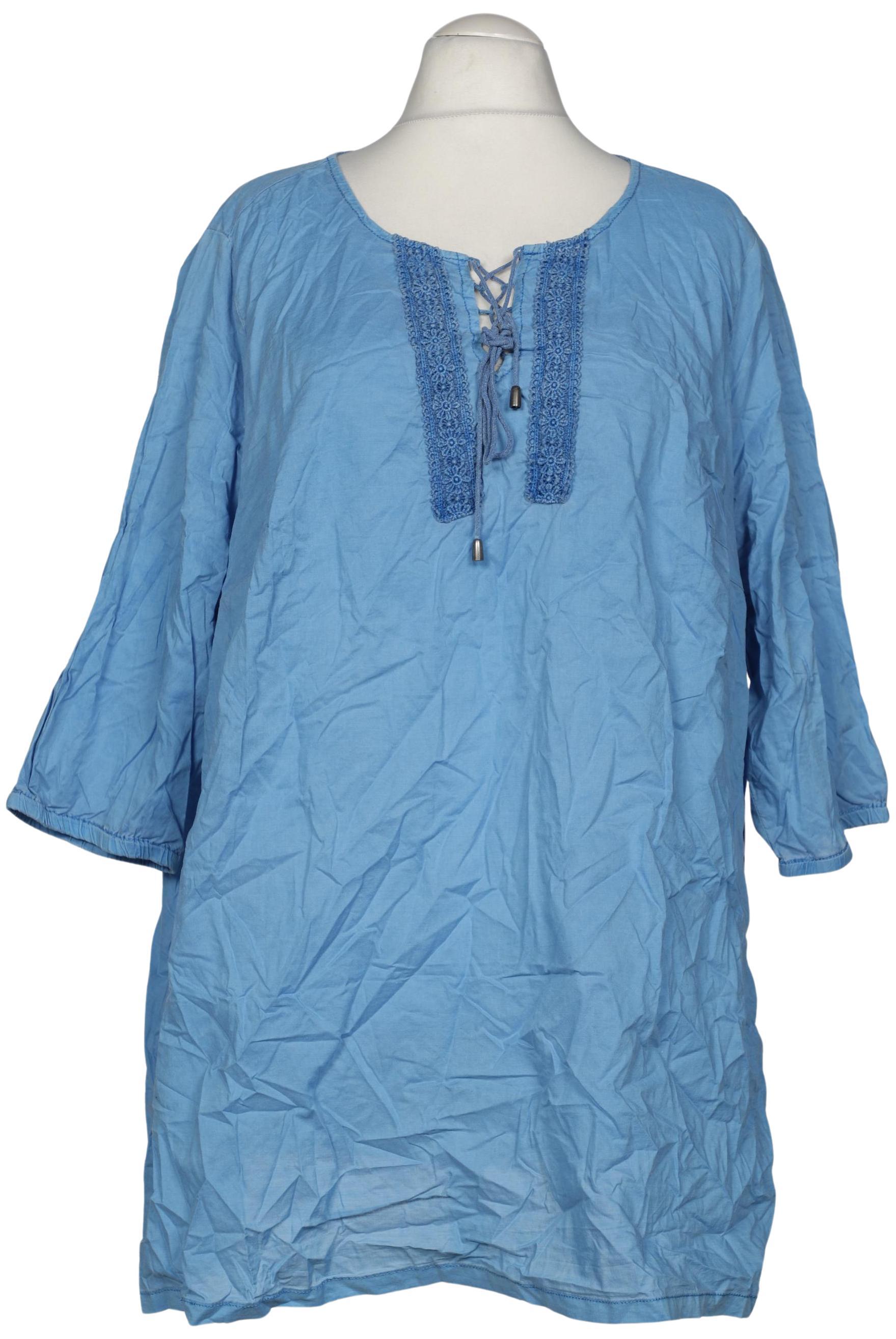 

Ulla Popken Damen Bluse, blau, Gr. 54