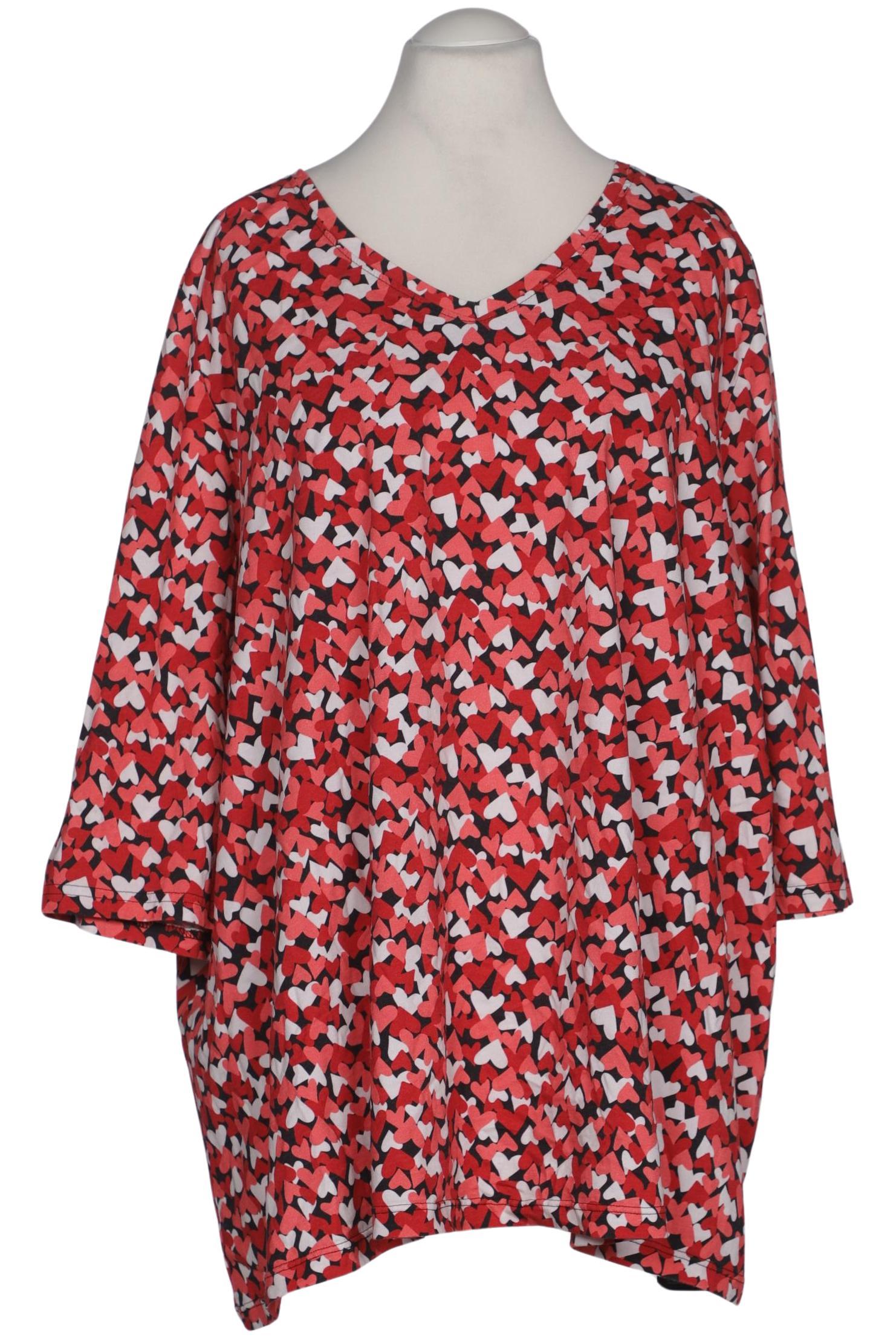 

Ulla Popken Damen T-Shirt, rot, Gr. 58