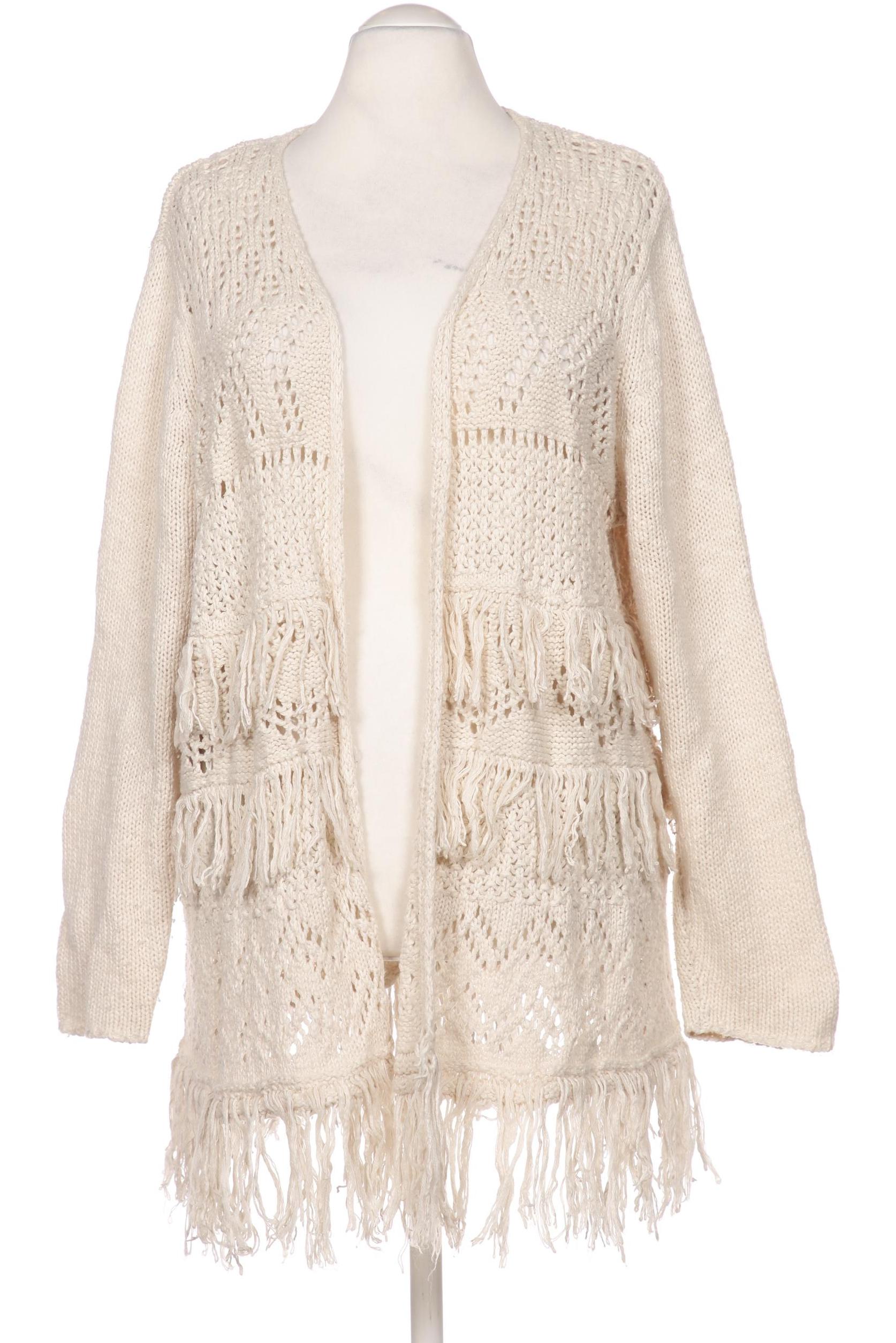 

Ulla Popken Damen Strickjacke, cremeweiß, Gr. 46