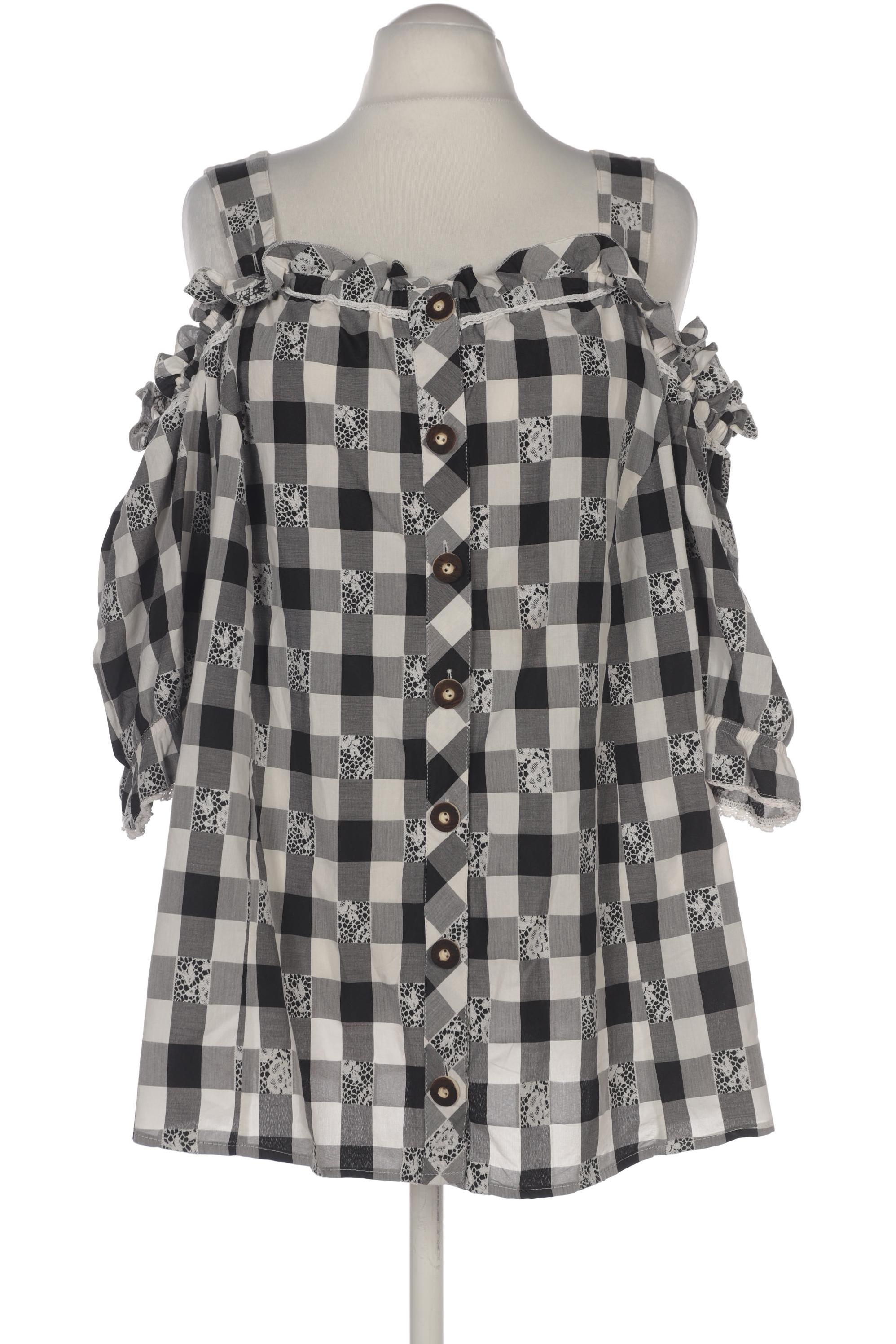 

Ulla Popken Damen Bluse, grau, Gr. 58