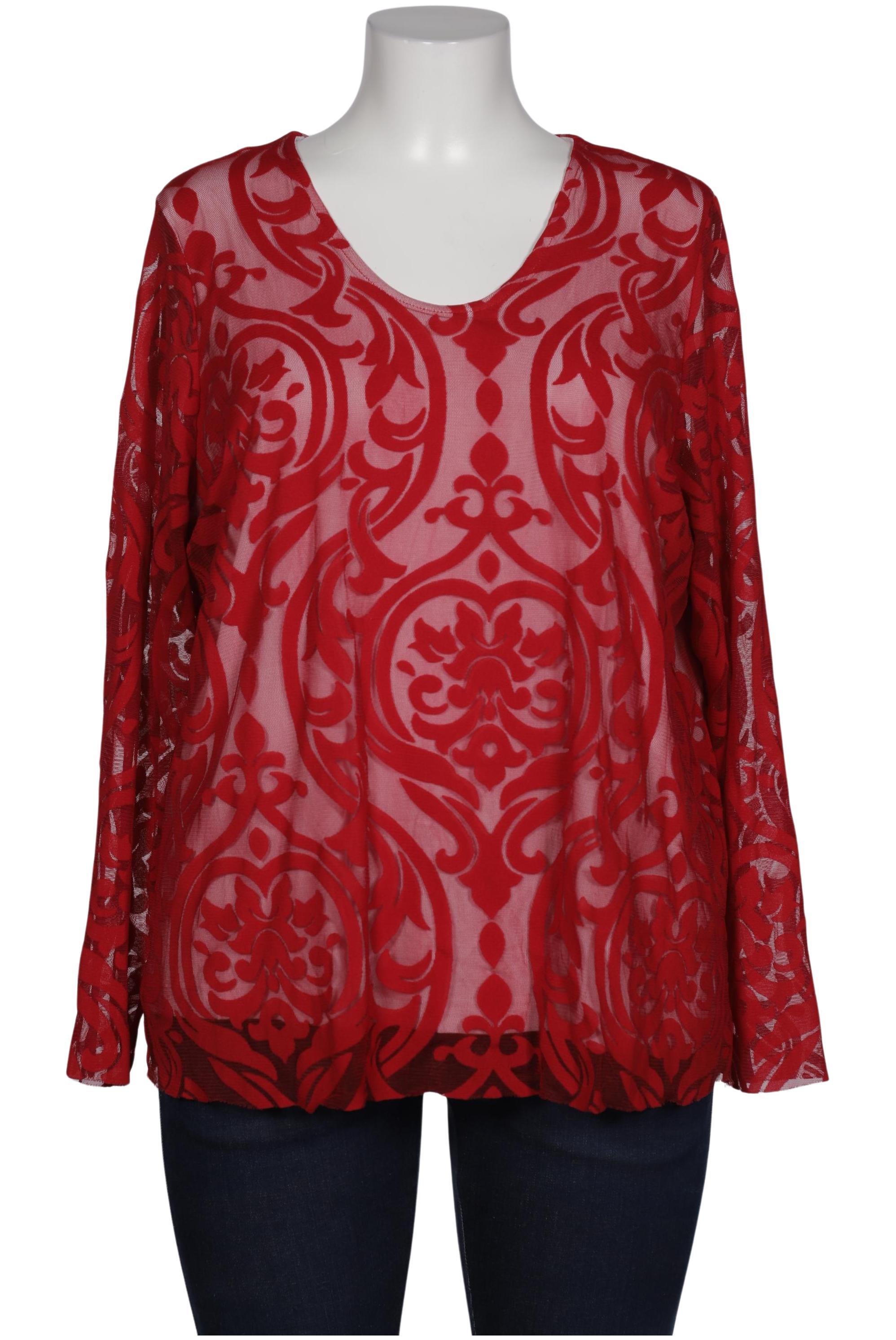 

Ulla Popken Damen Bluse, rot, Gr. 46