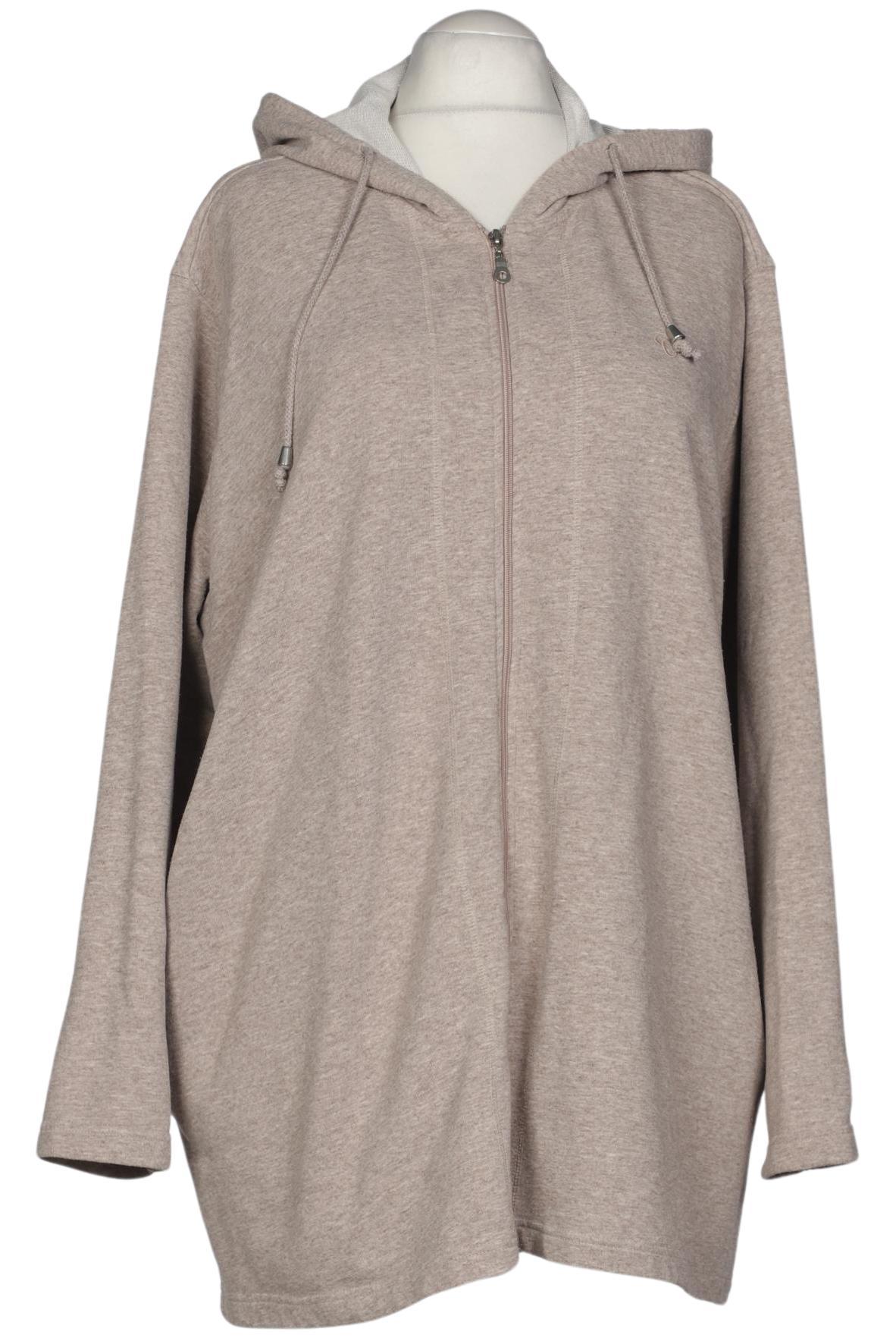 

Ulla Popken Damen Kapuzenpullover, beige, Gr. 54