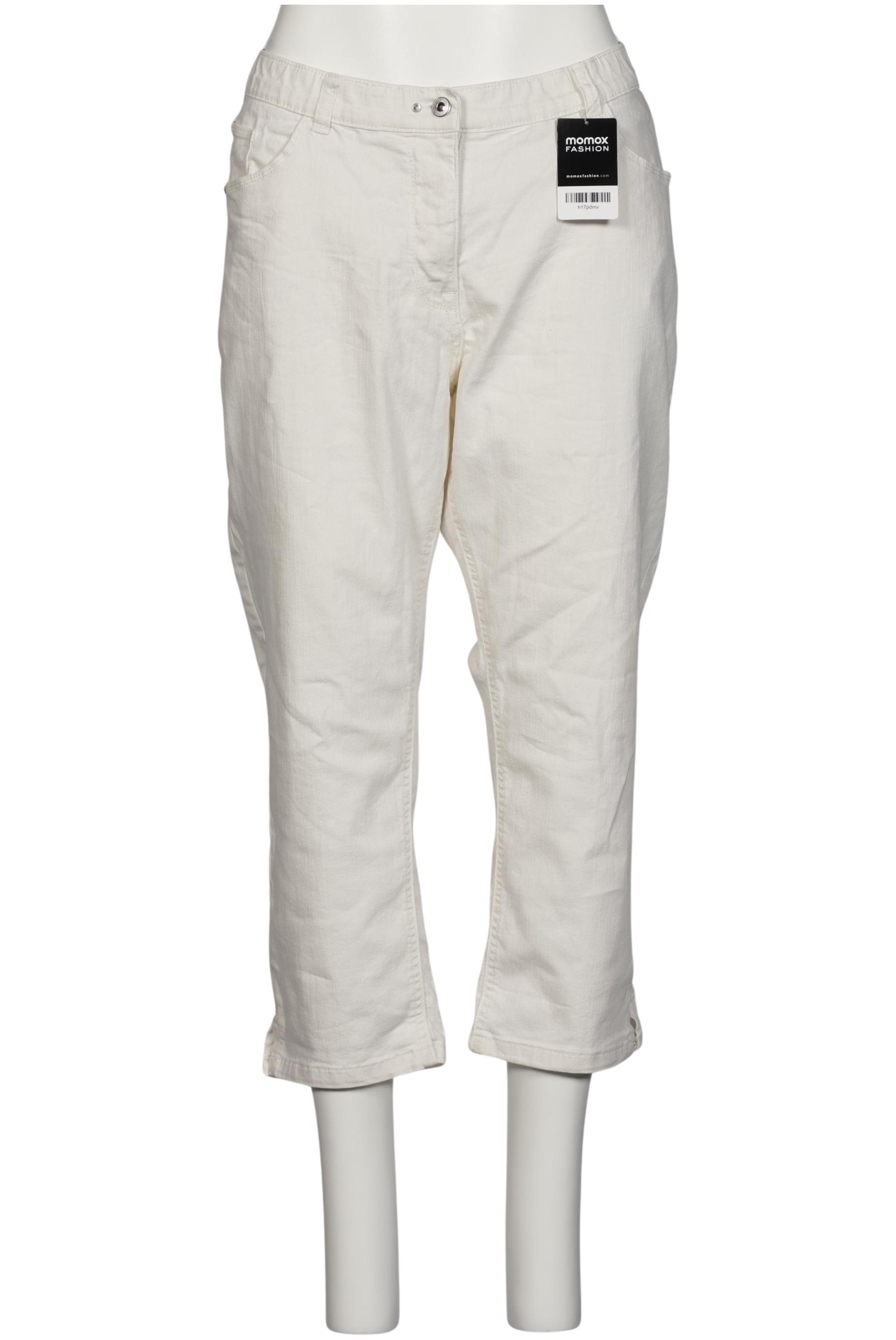 

Ulla Popken Damen Jeans, cremeweiß, Gr. 48