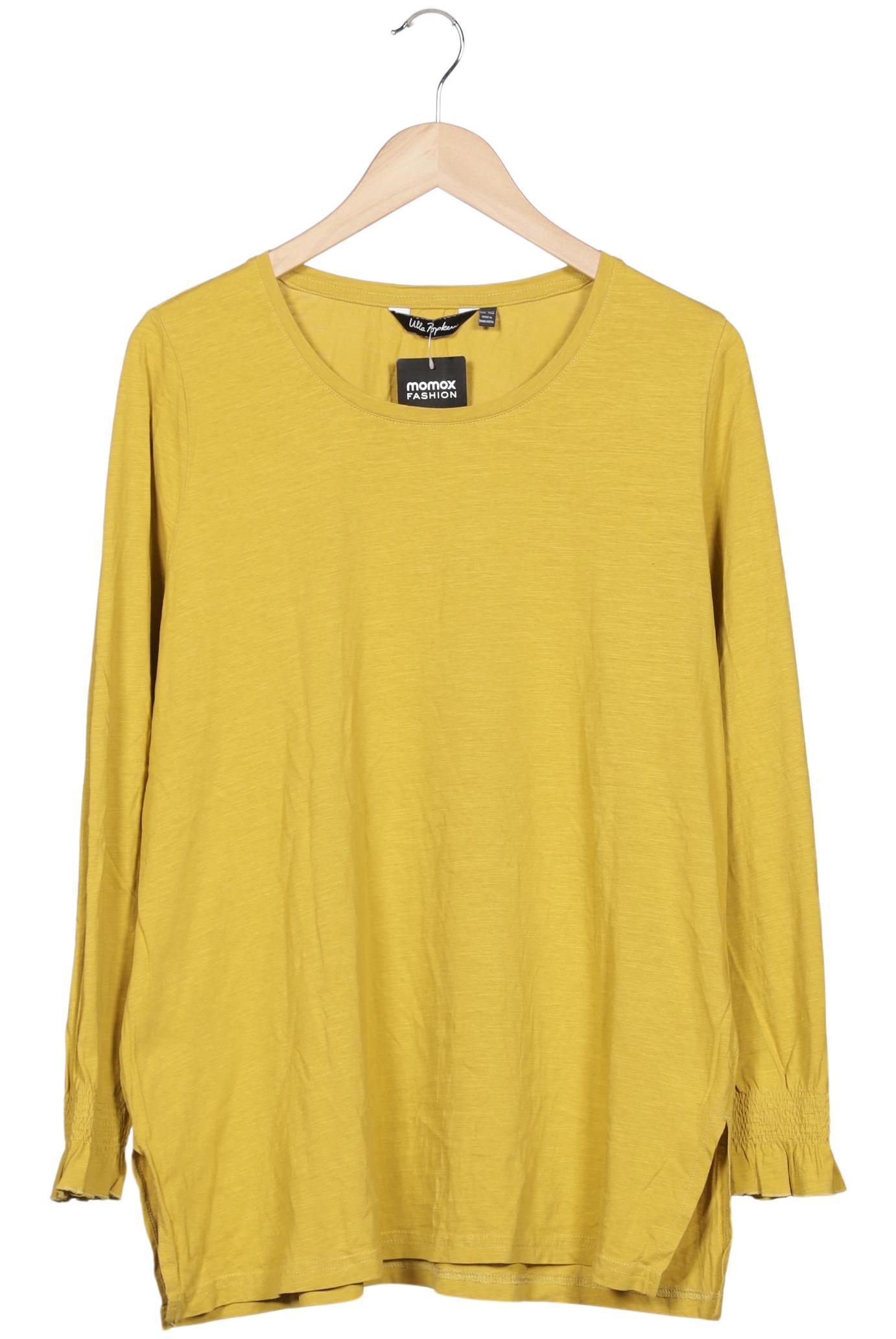 

Ulla Popken Damen Langarmshirt, gelb, Gr. 46