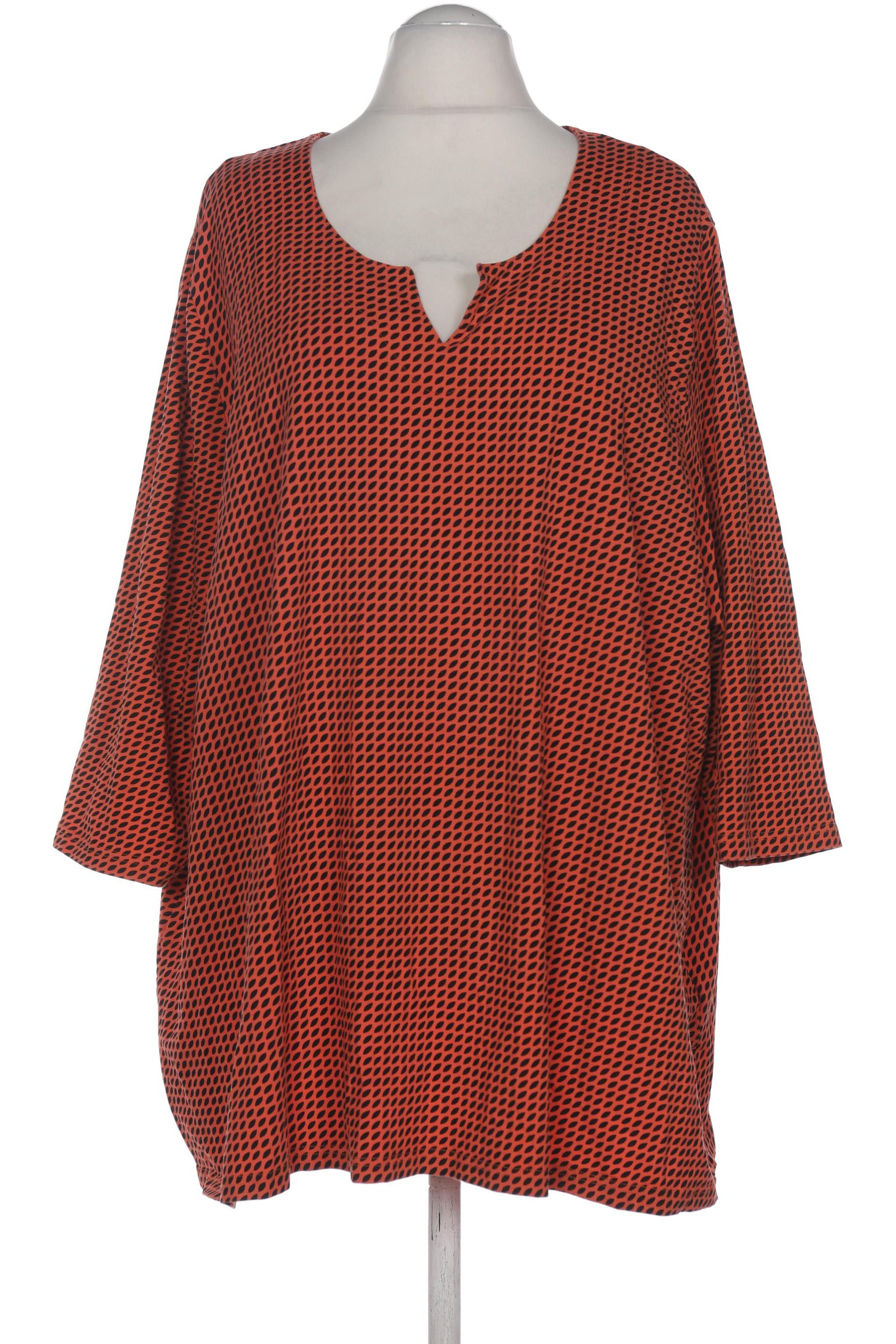 

Ulla Popken Damen Langarmshirt, orange, Gr. 52