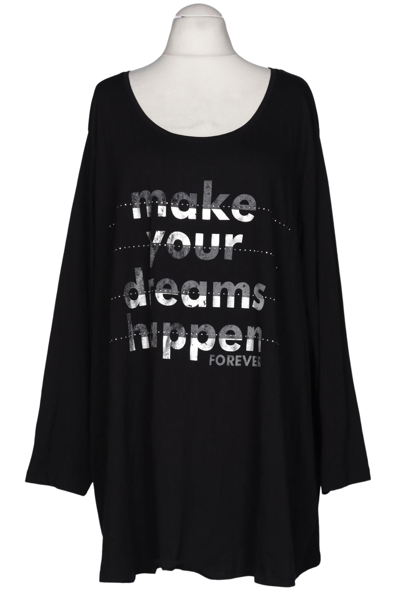 

Ulla Popken Damen Langarmshirt, schwarz, Gr. 66