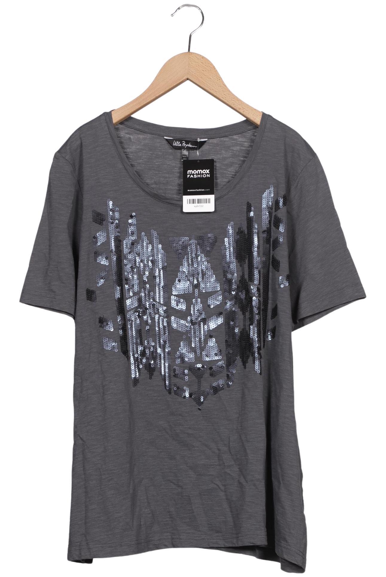 

Ulla Popken Damen T-Shirt, grau, Gr. 46