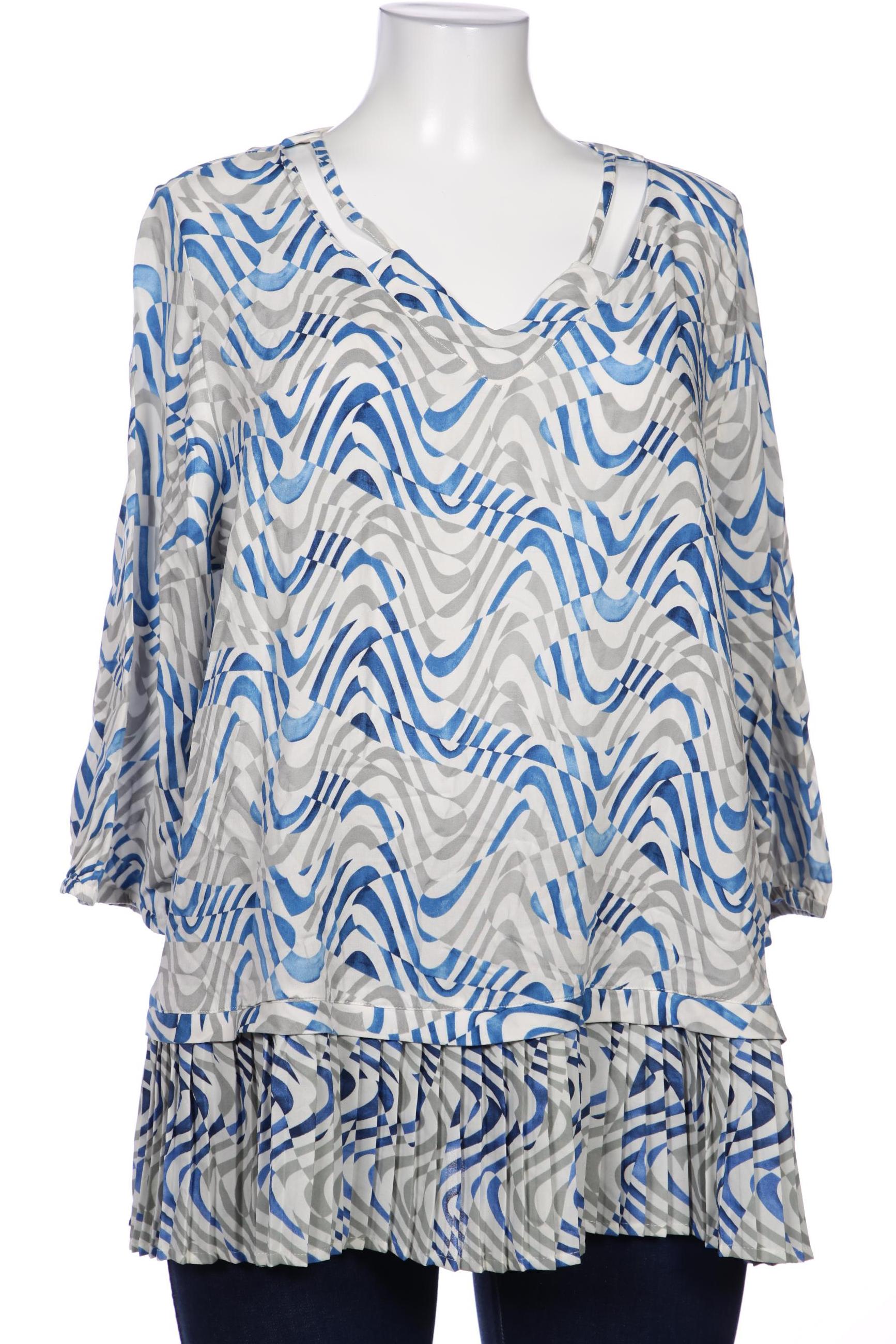 

Ulla Popken Damen Bluse, blau, Gr. 46
