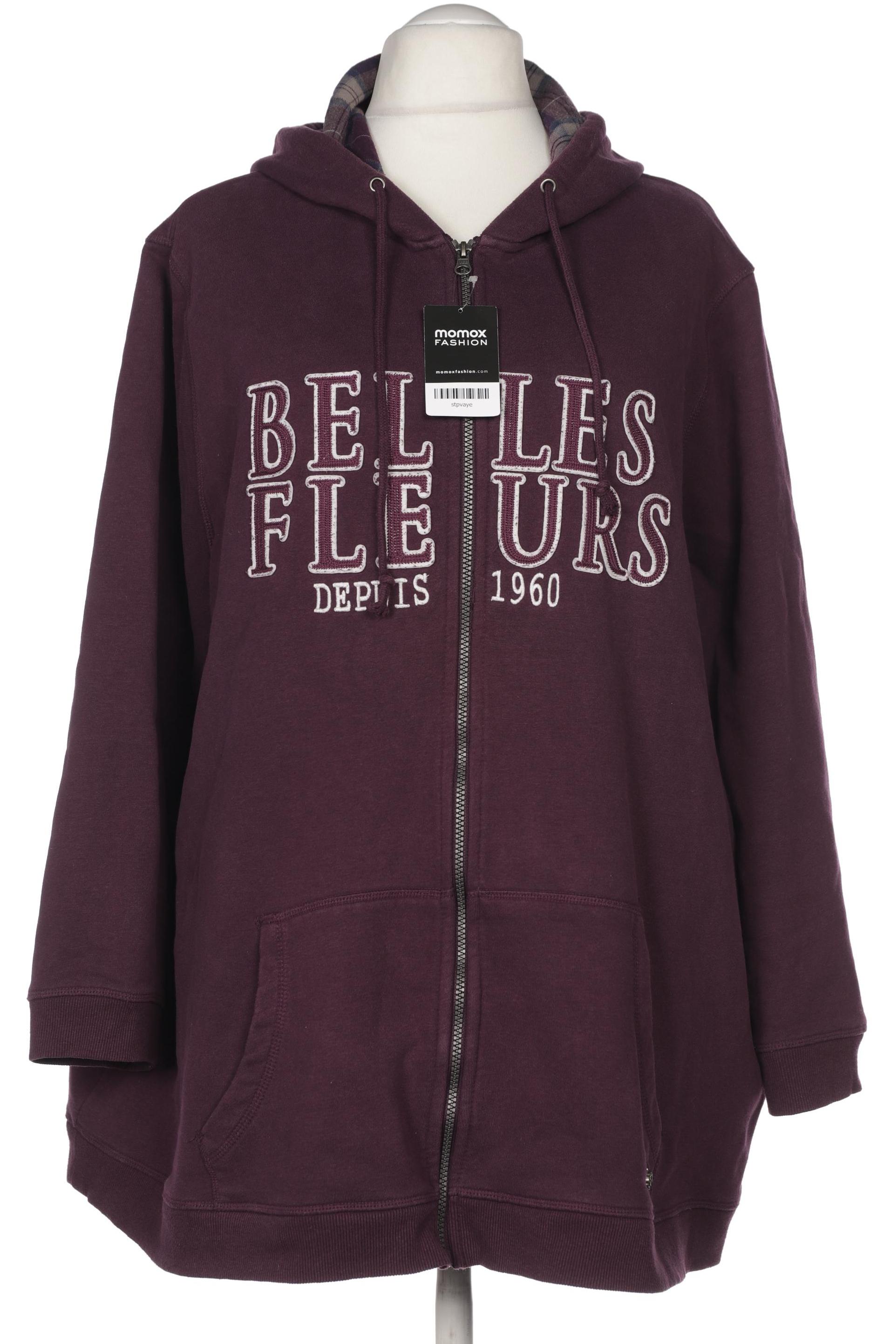 

Ulla Popken Damen Kapuzenpullover, flieder, Gr. 56