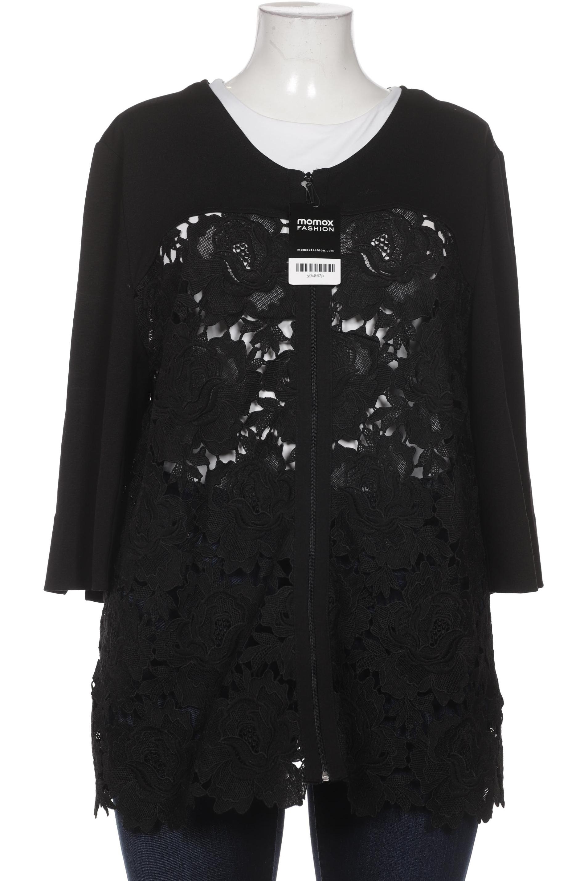 

Ulla Popken Damen Strickjacke, schwarz, Gr. 48