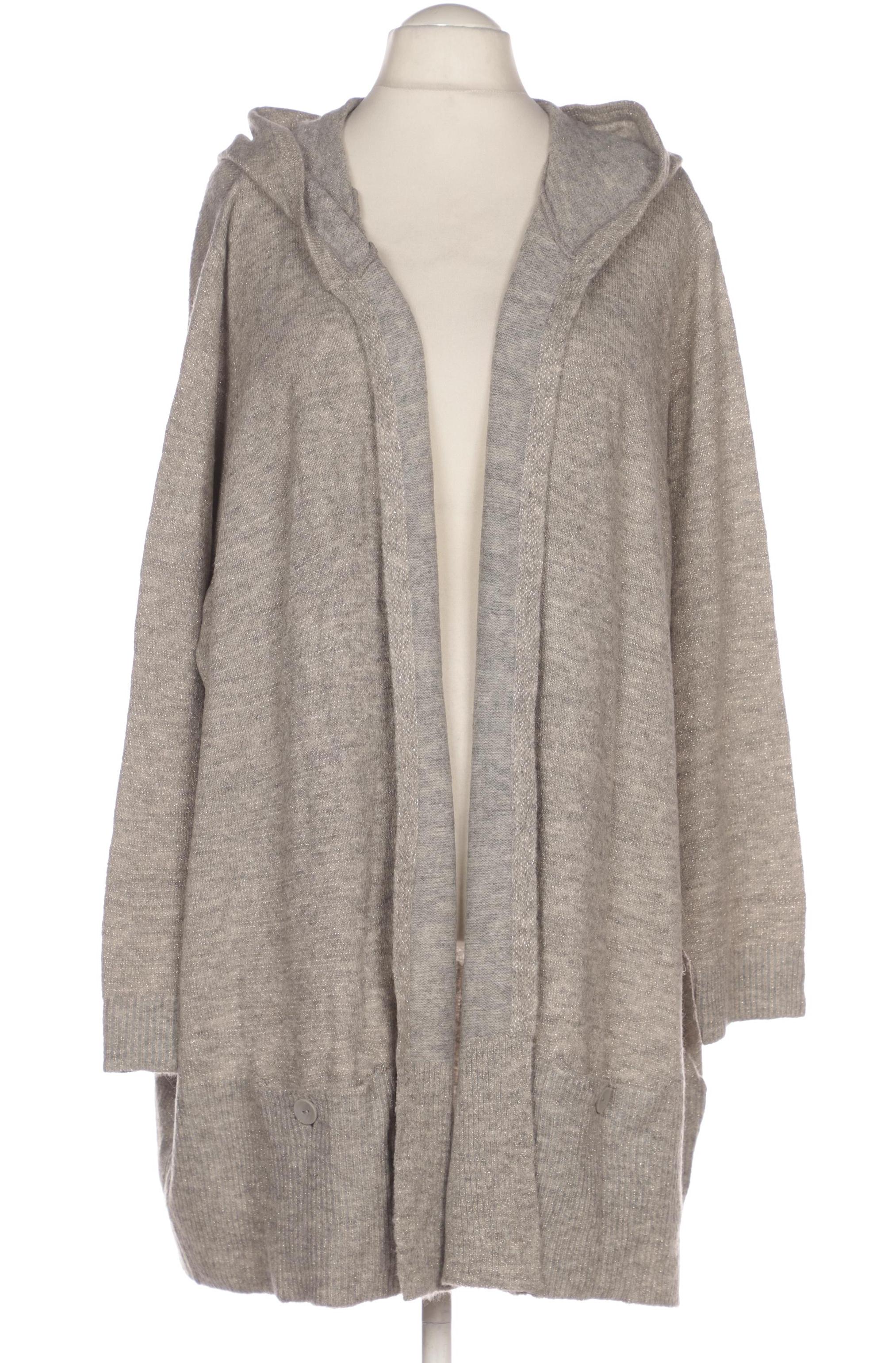 

Ulla Popken Damen Strickjacke, grau, Gr. 58