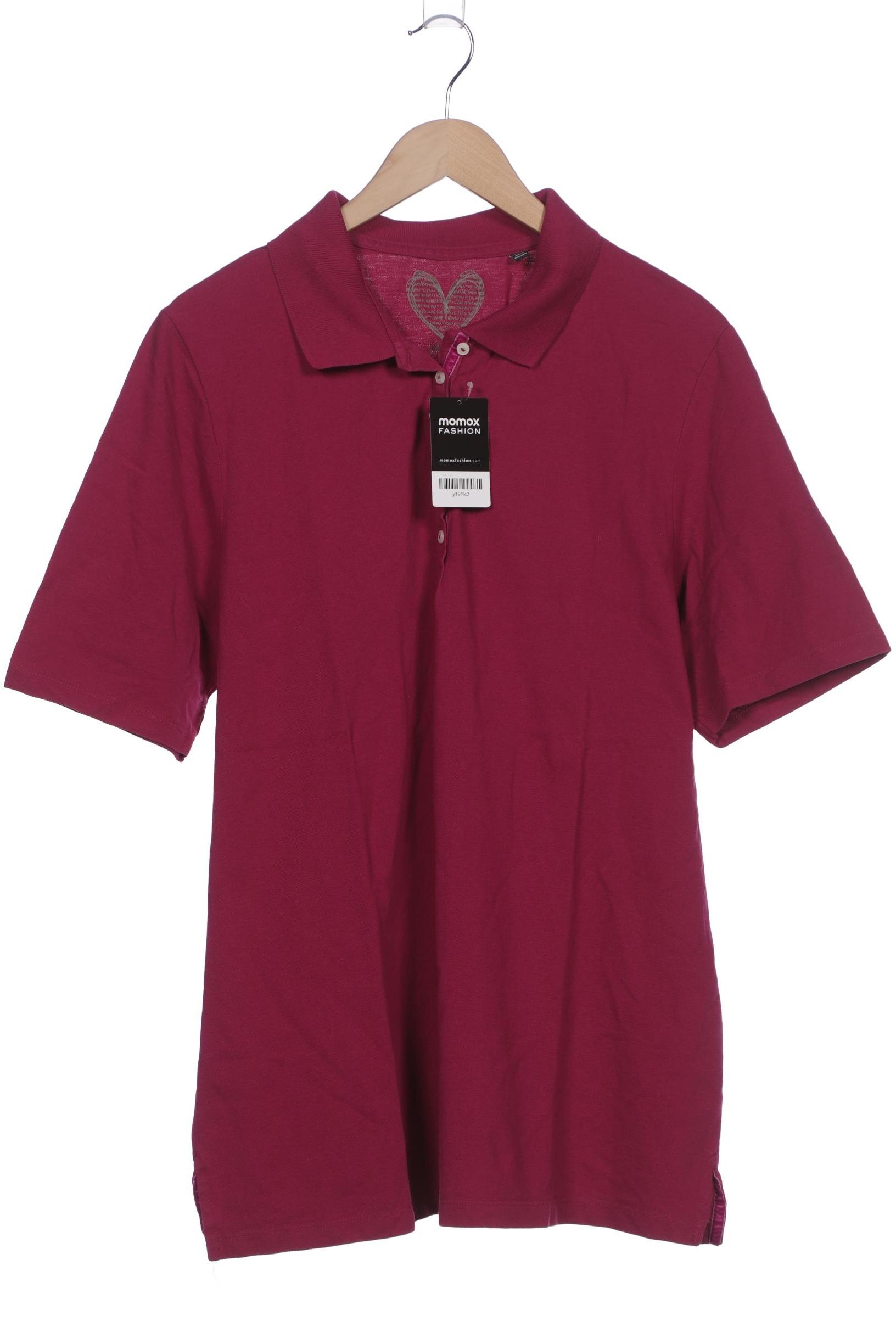 

Ulla Popken Damen Poloshirt, pink, Gr. 46