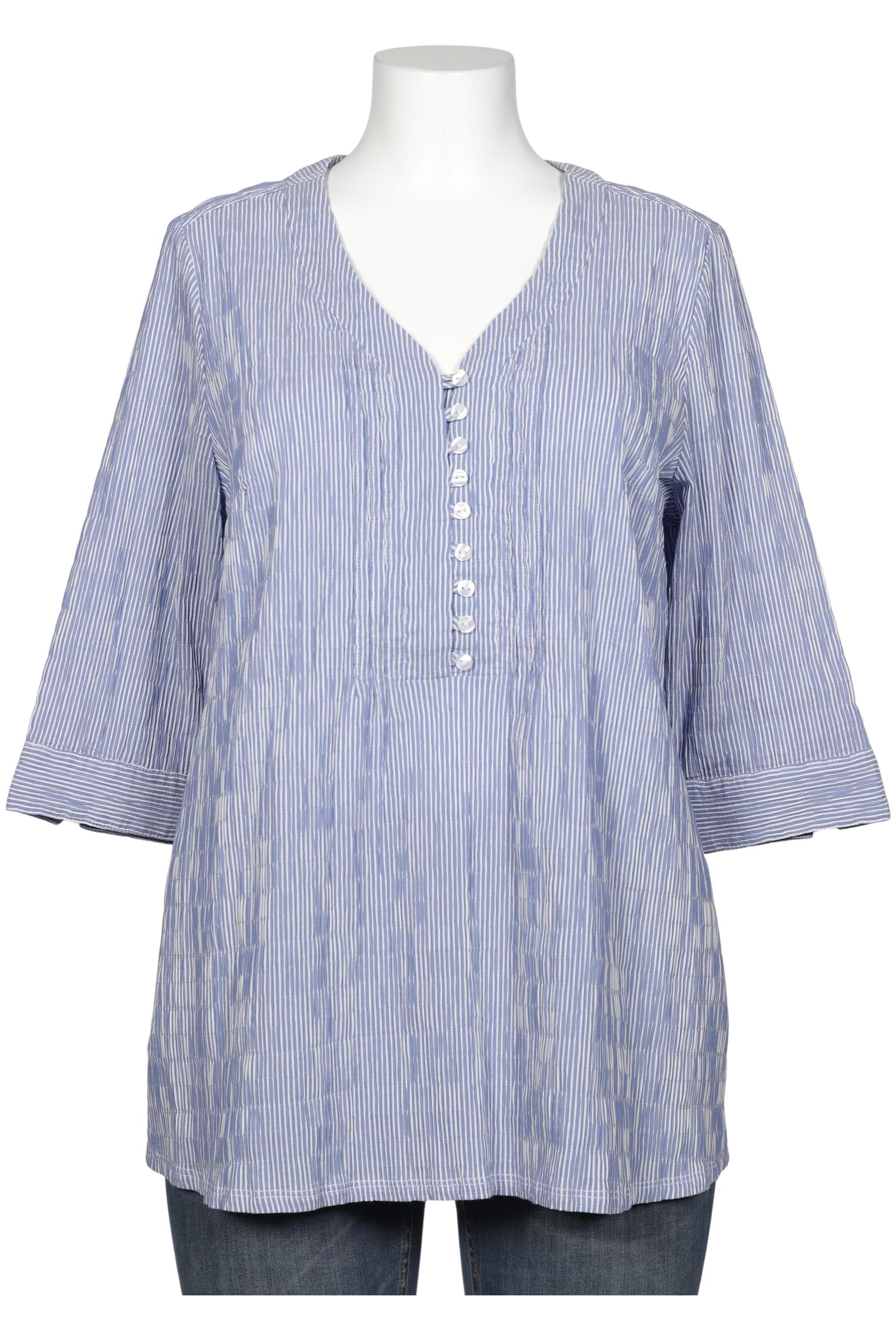 

Ulla Popken Damen Bluse, blau, Gr. 42