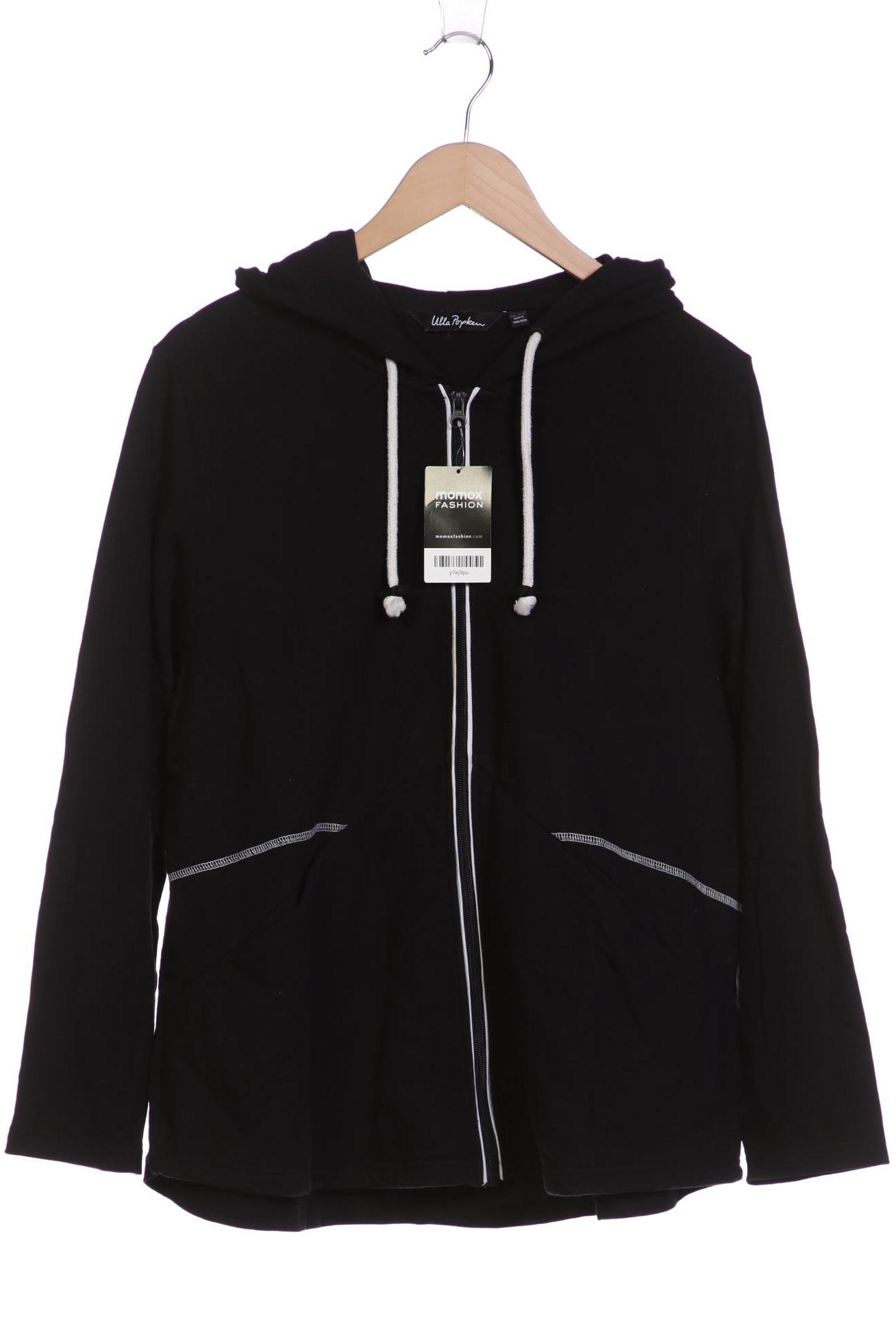 

Ulla Popken Damen Kapuzenpullover, schwarz, Gr. 46