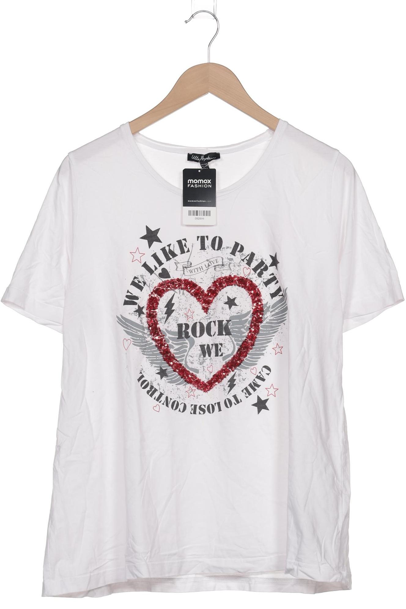 

Ulla Popken Damen T-Shirt, weiß, Gr. 46
