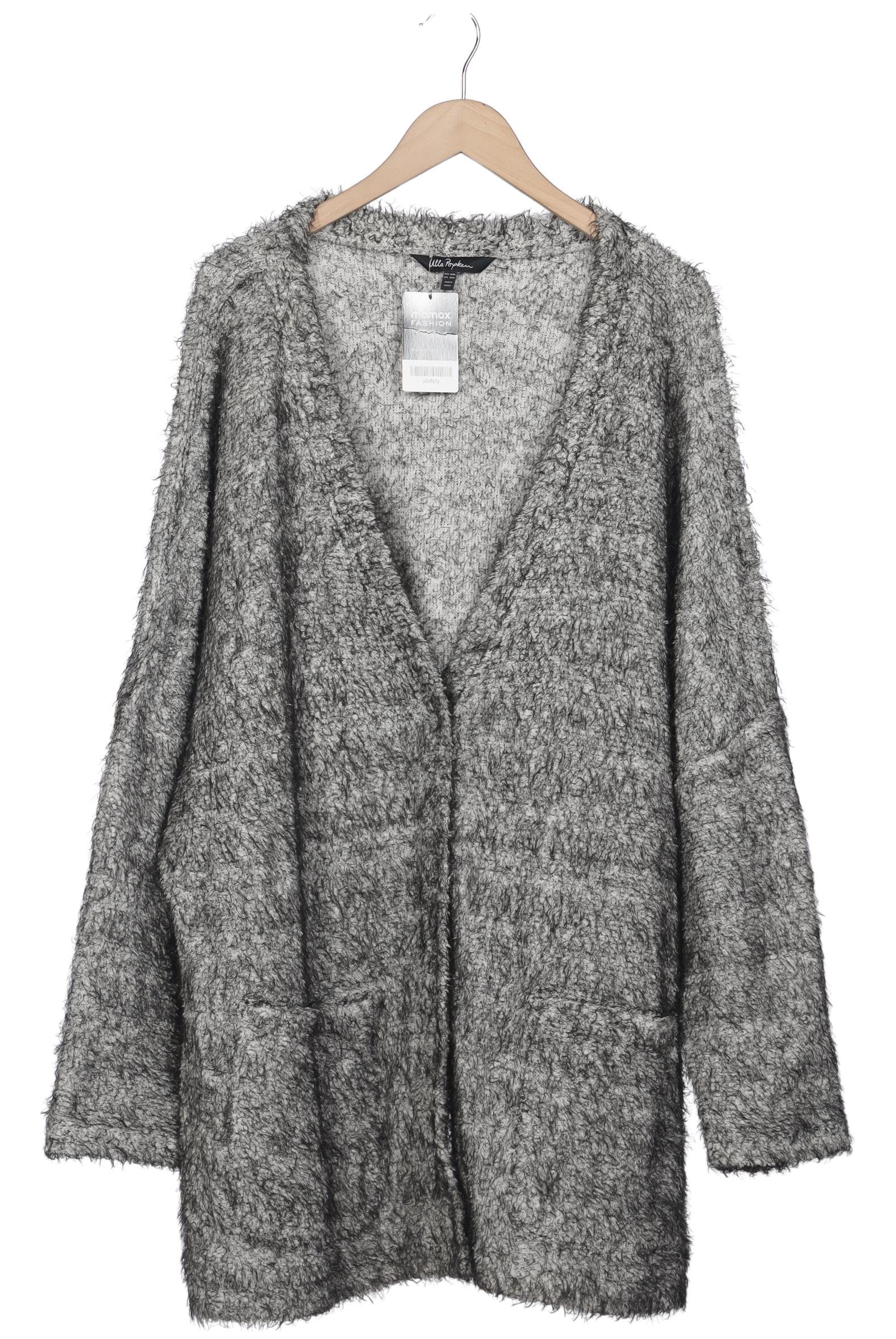 

Ulla Popken Damen Strickjacke, grau, Gr. 62