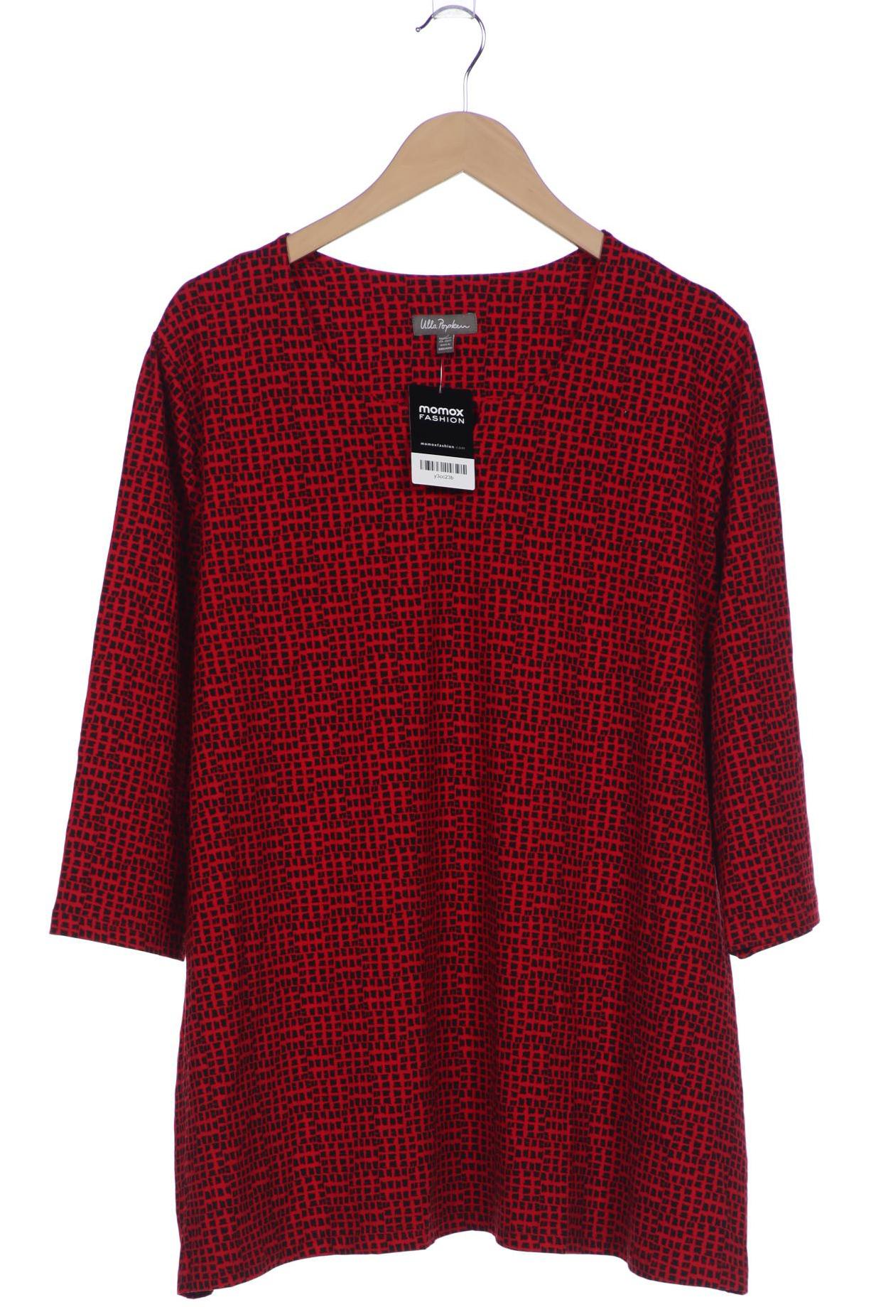 

Ulla Popken Damen Langarmshirt, rot, Gr. 50