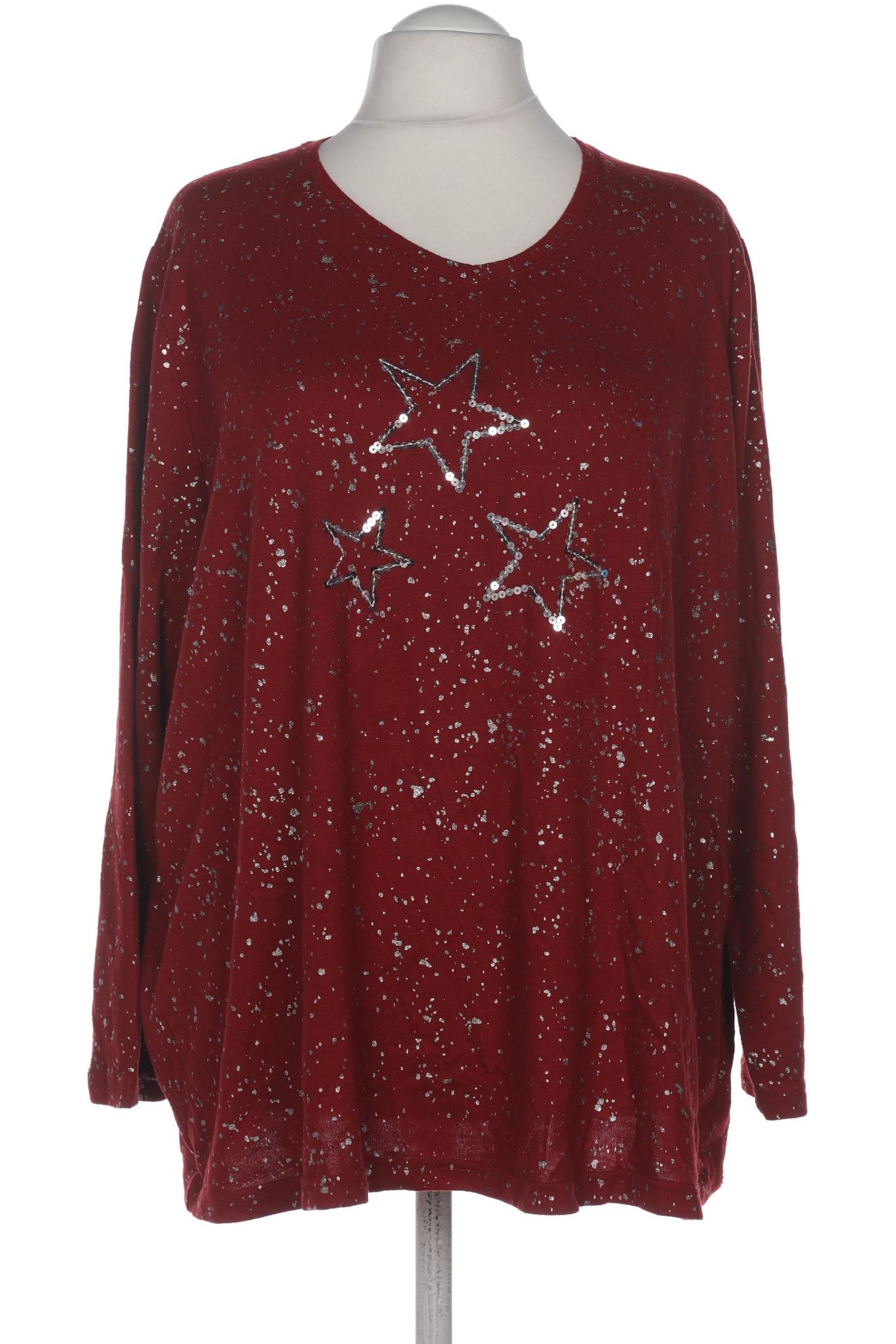 

Ulla Popken Damen Pullover, bordeaux