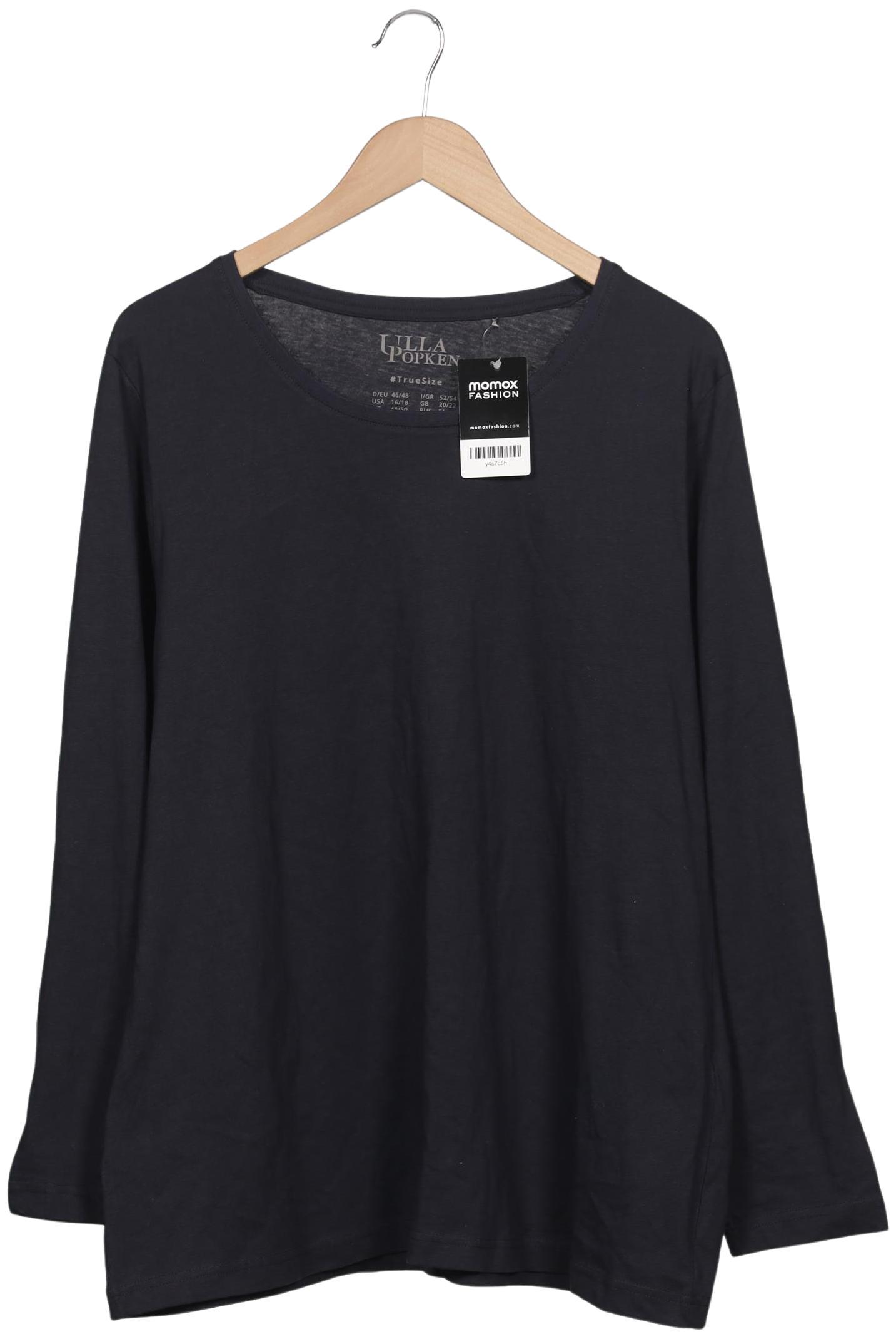 

Ulla Popken Damen Langarmshirt, marineblau, Gr. 46