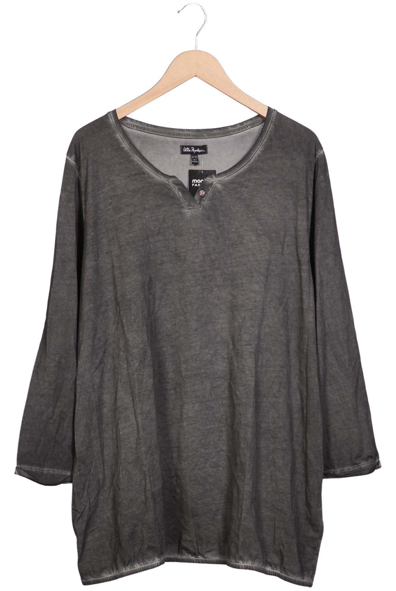 

Ulla Popken Damen Langarmshirt, grau, Gr. 50