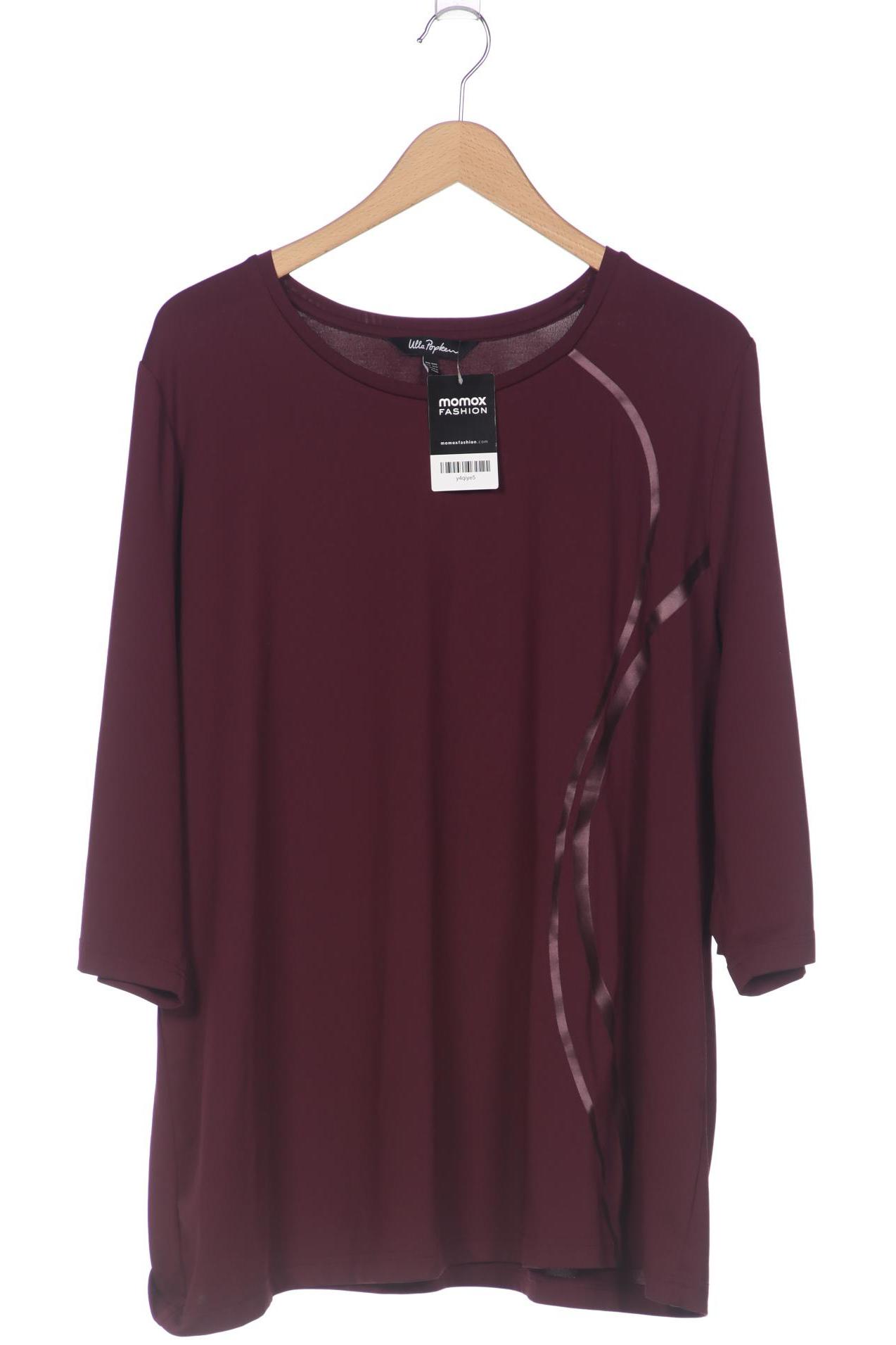 

Ulla Popken Damen Langarmshirt, bordeaux, Gr. 50