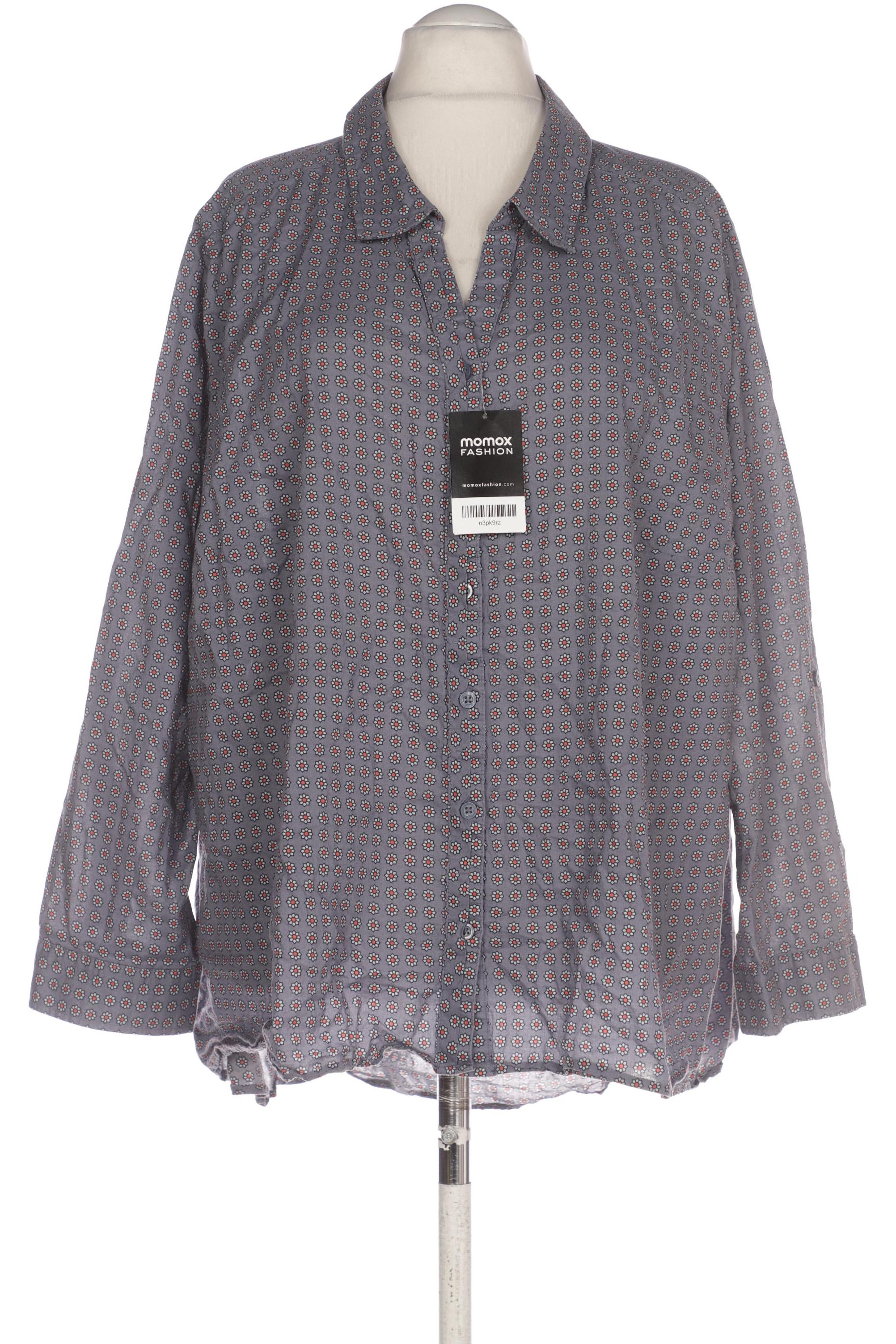 

Ulla Popken Damen Bluse, blau, Gr. 58