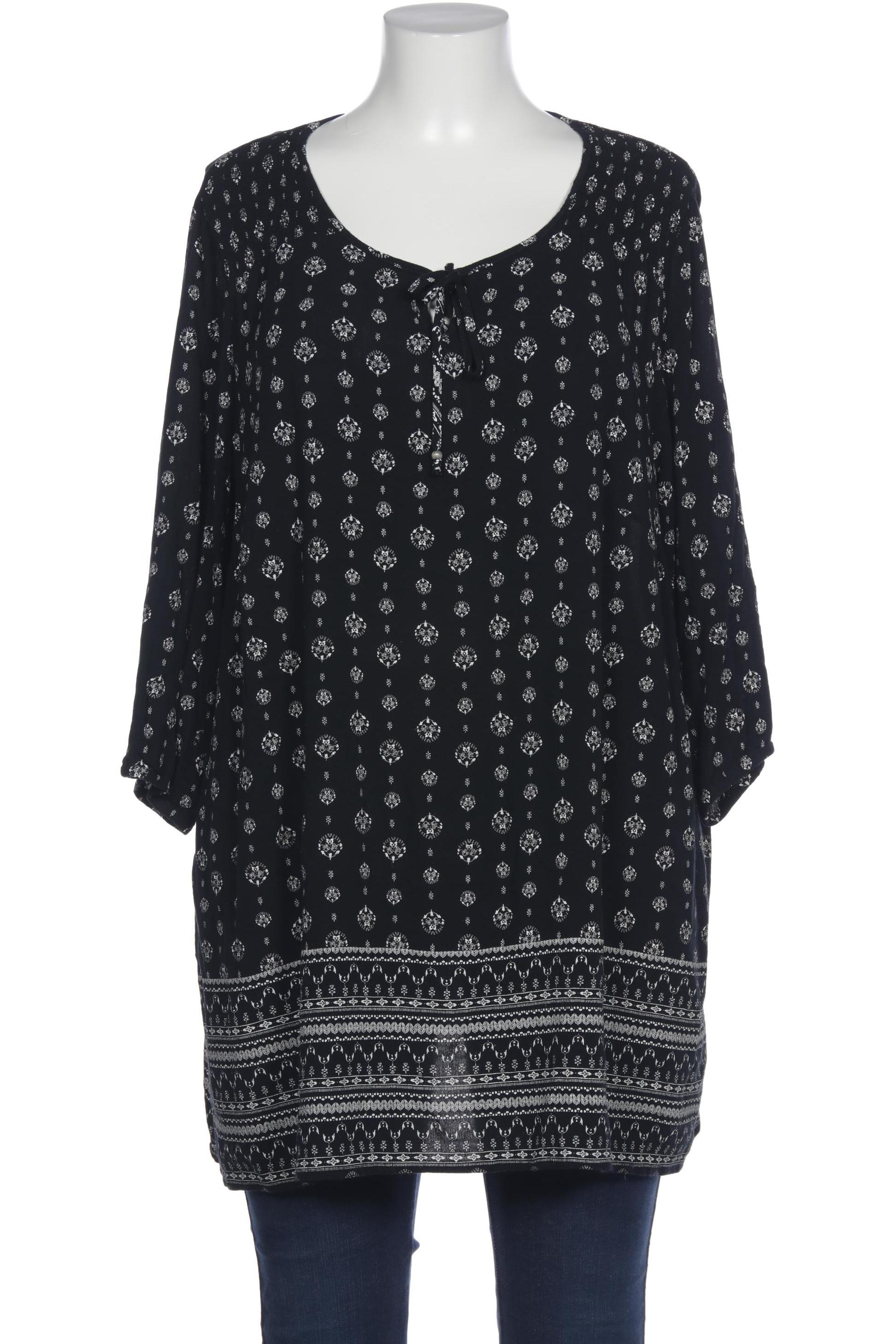 

Ulla Popken Damen Bluse, schwarz, Gr. 46