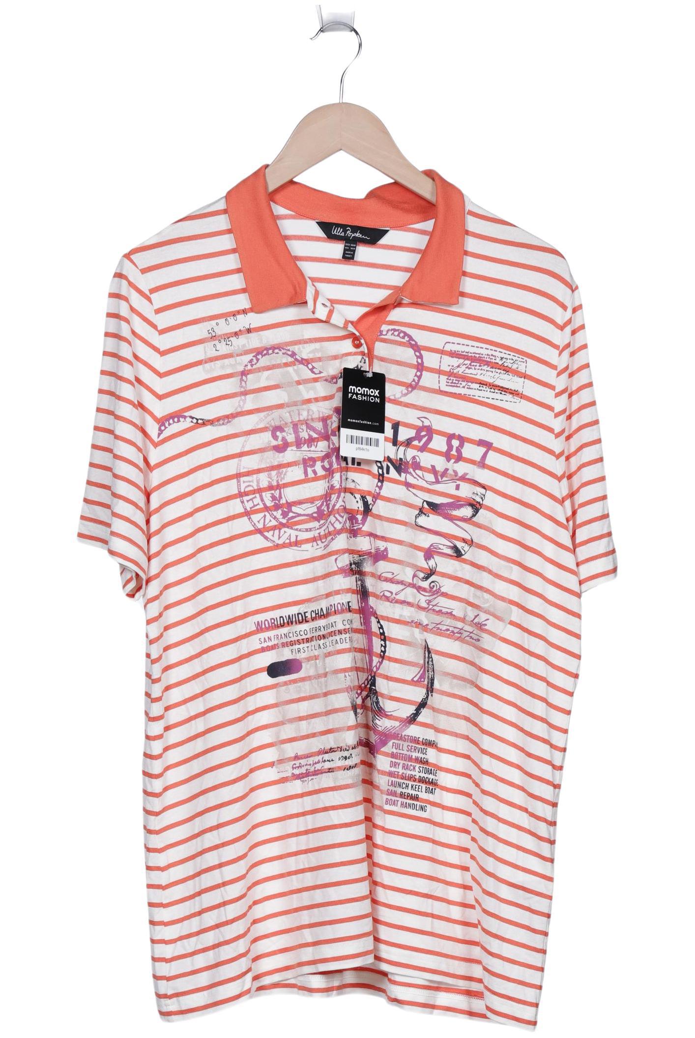 

Ulla Popken Damen Poloshirt, cremeweiß, Gr. 46