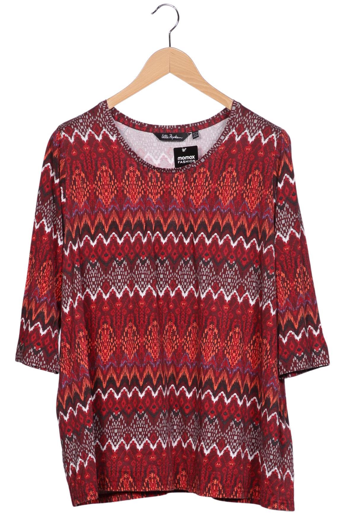 

Ulla Popken Damen Langarmshirt, rot, Gr. 46