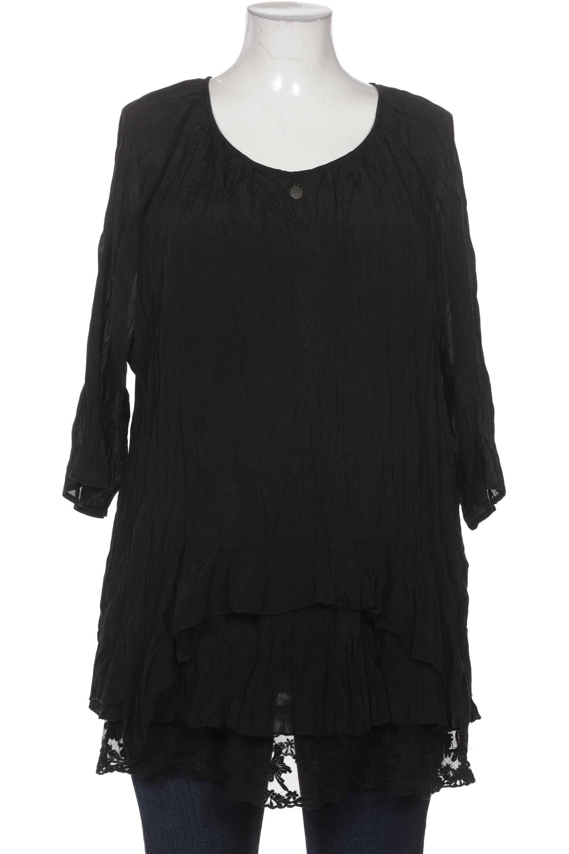 

Ulla Popken Damen Bluse, schwarz, Gr. 46
