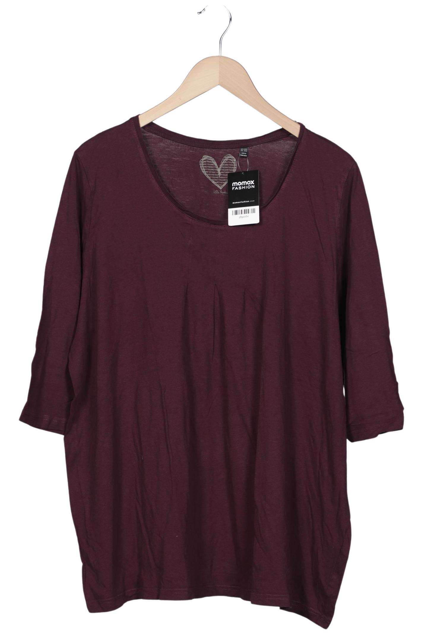 

Ulla Popken Damen Langarmshirt, bordeaux, Gr. 50