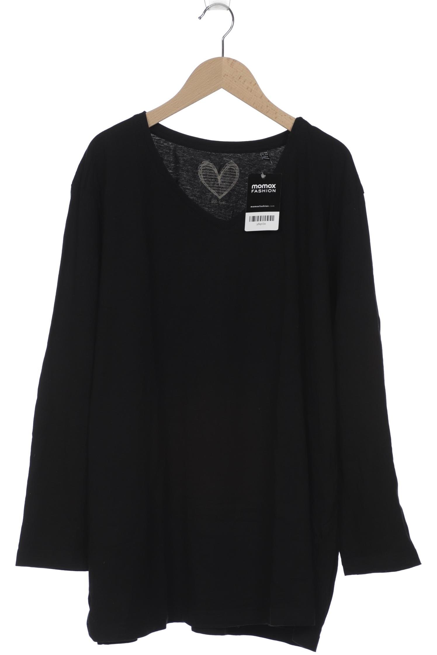 

Ulla Popken Damen Langarmshirt, schwarz, Gr. 46