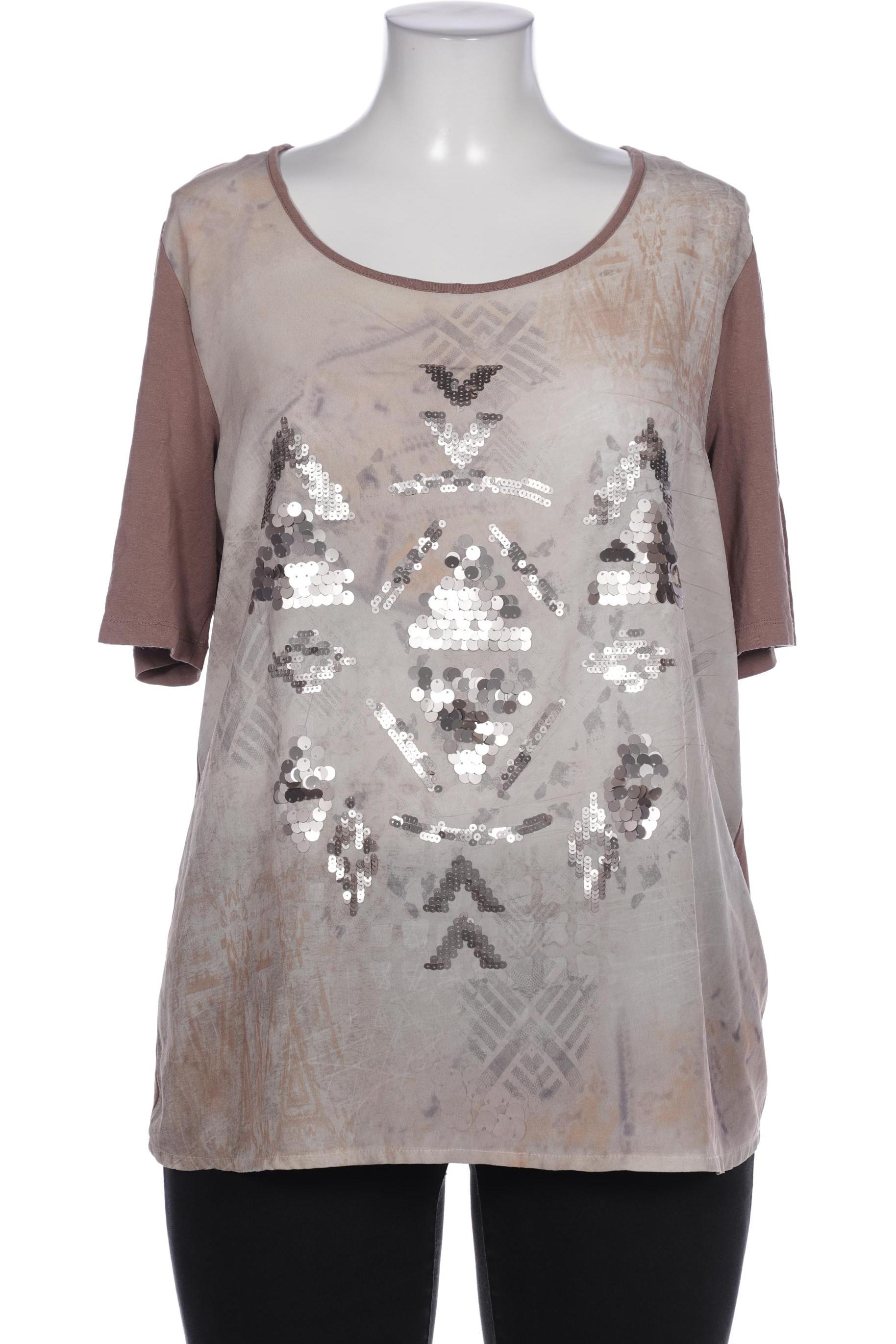 

Ulla Popken Damen Bluse, beige, Gr. 42
