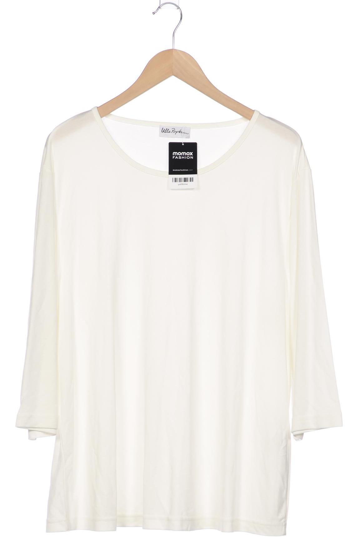 

Ulla Popken Damen Langarmshirt, weiß, Gr. 54
