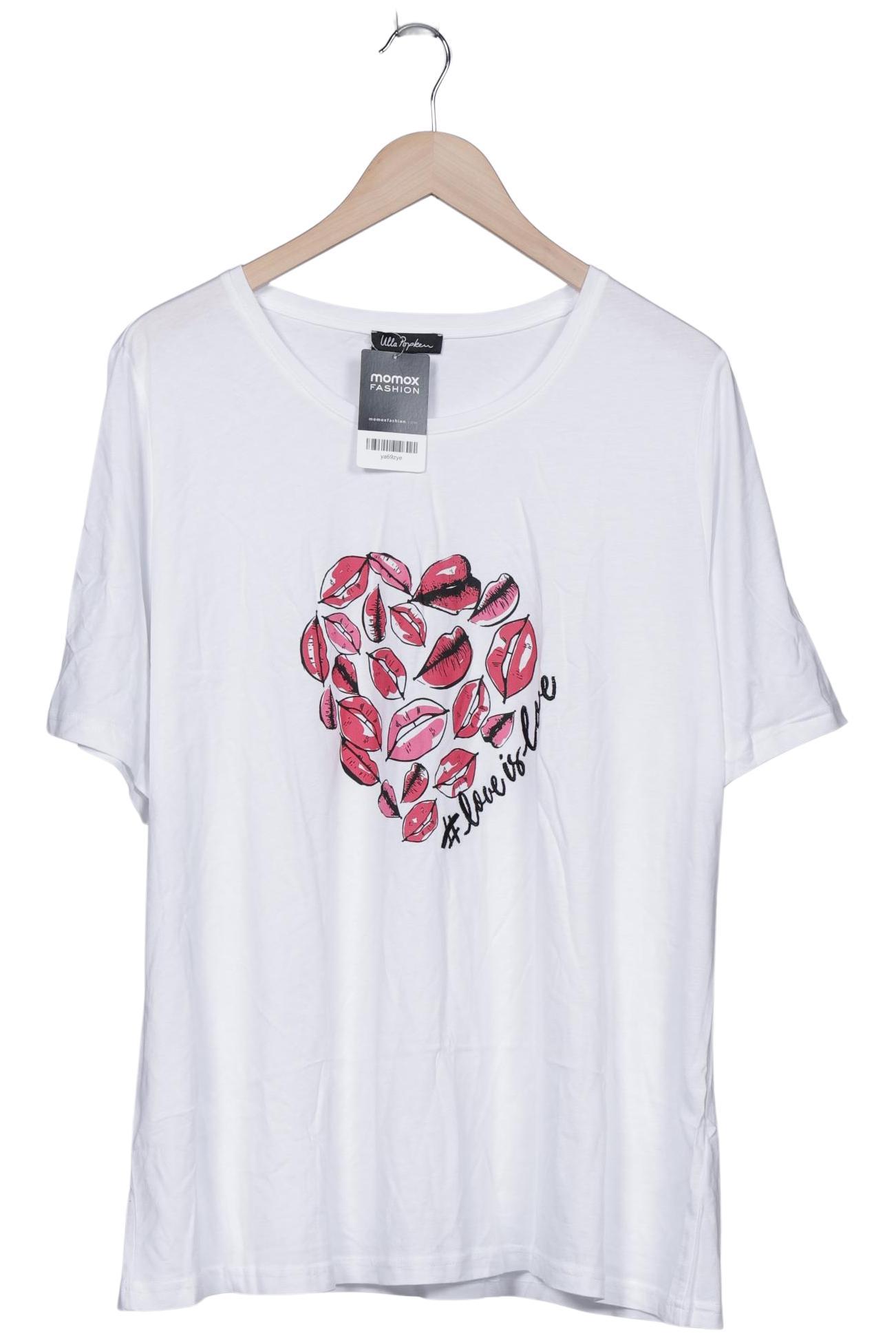 

Ulla Popken Damen T-Shirt, weiß, Gr. 46