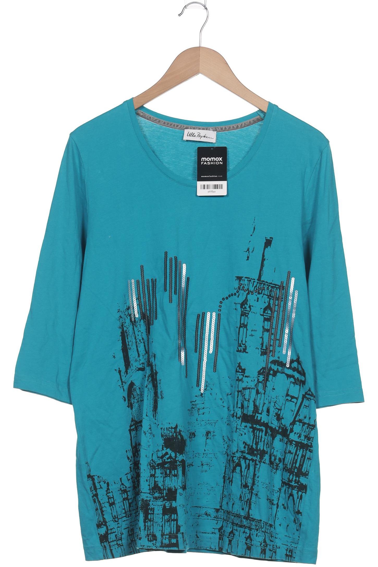 

Ulla Popken Damen Langarmshirt, blau, Gr. 42