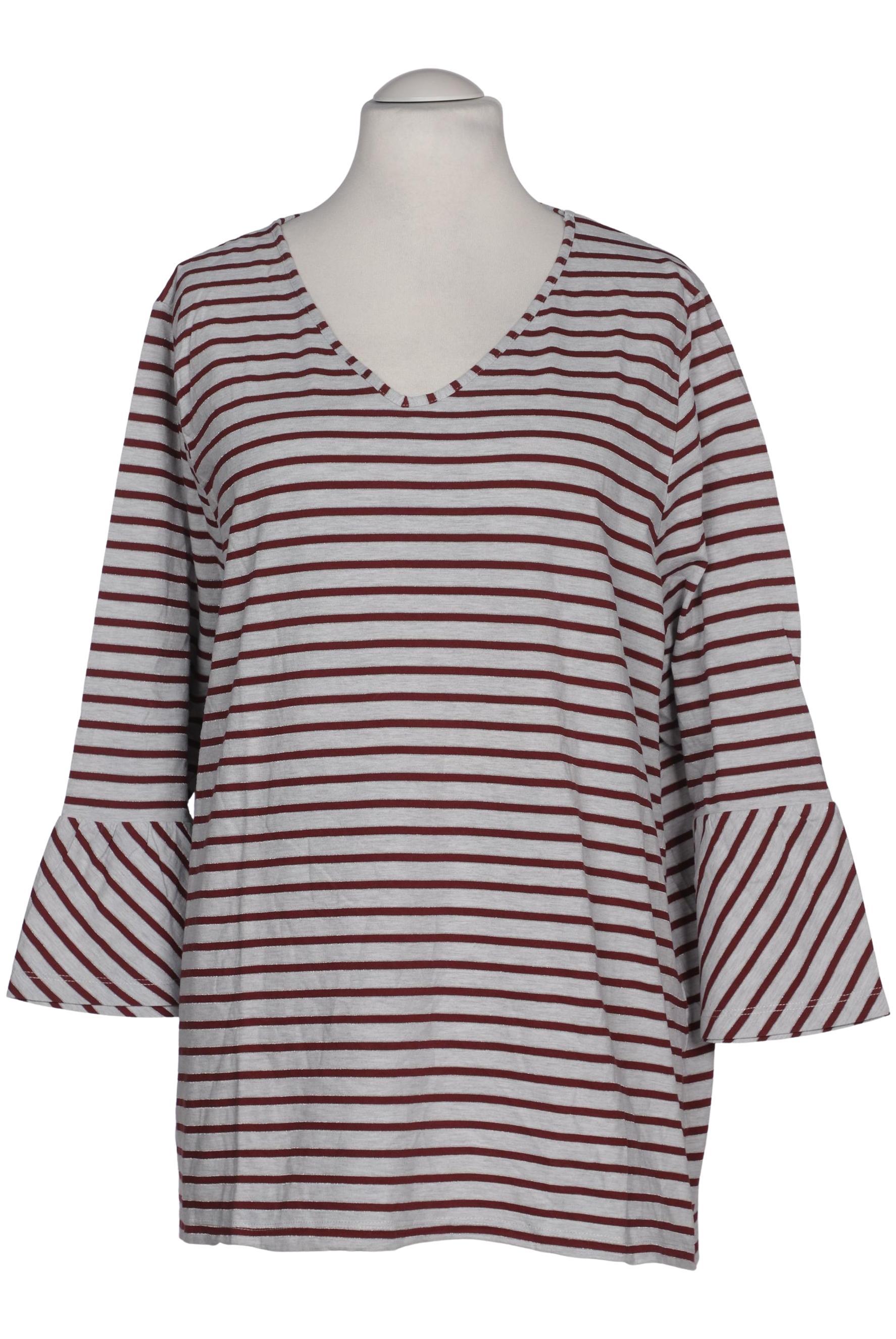 

Ulla Popken Damen Langarmshirt, grau, Gr. 54