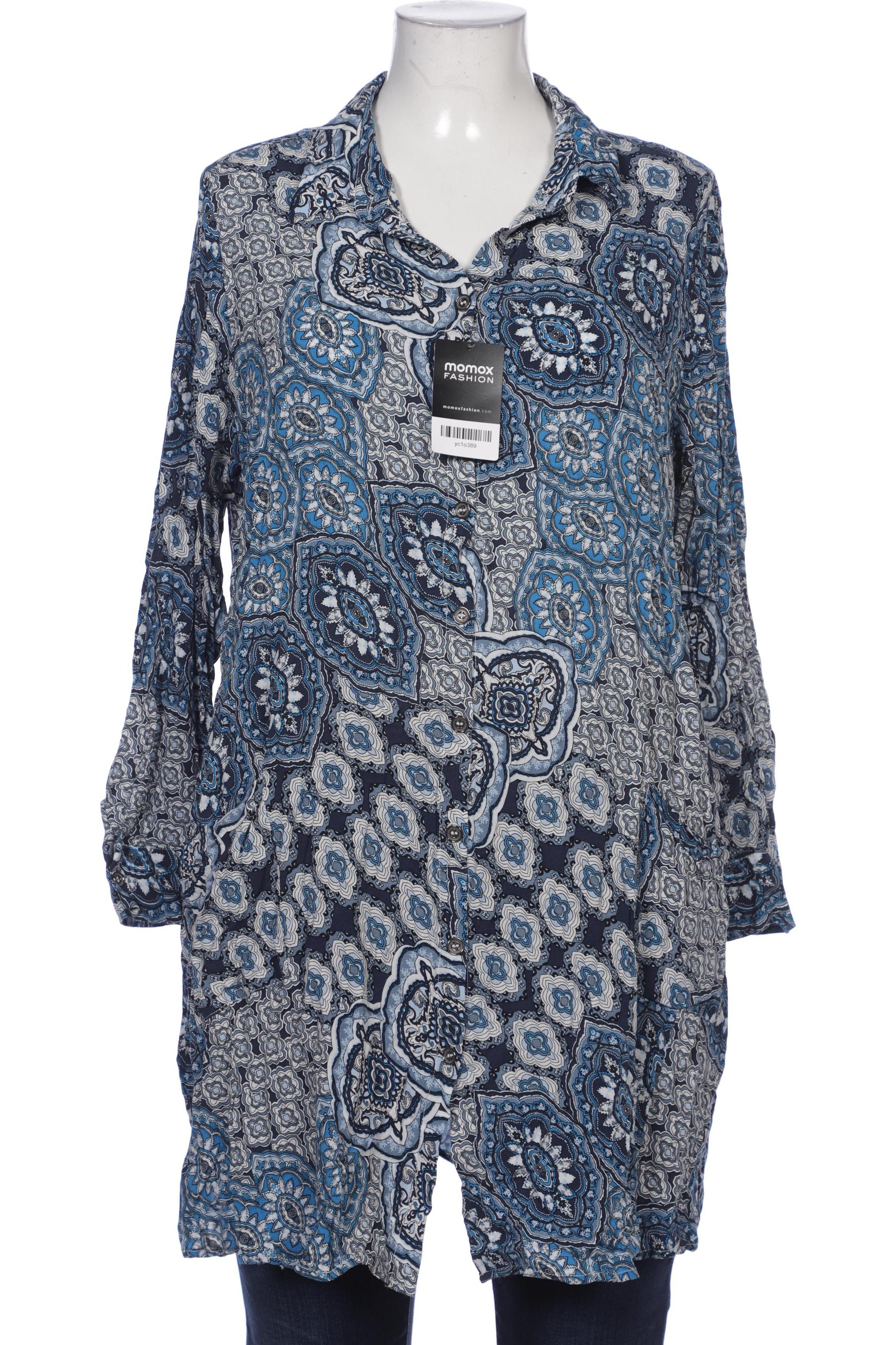 

Ulla Popken Damen Bluse, blau, Gr. 46