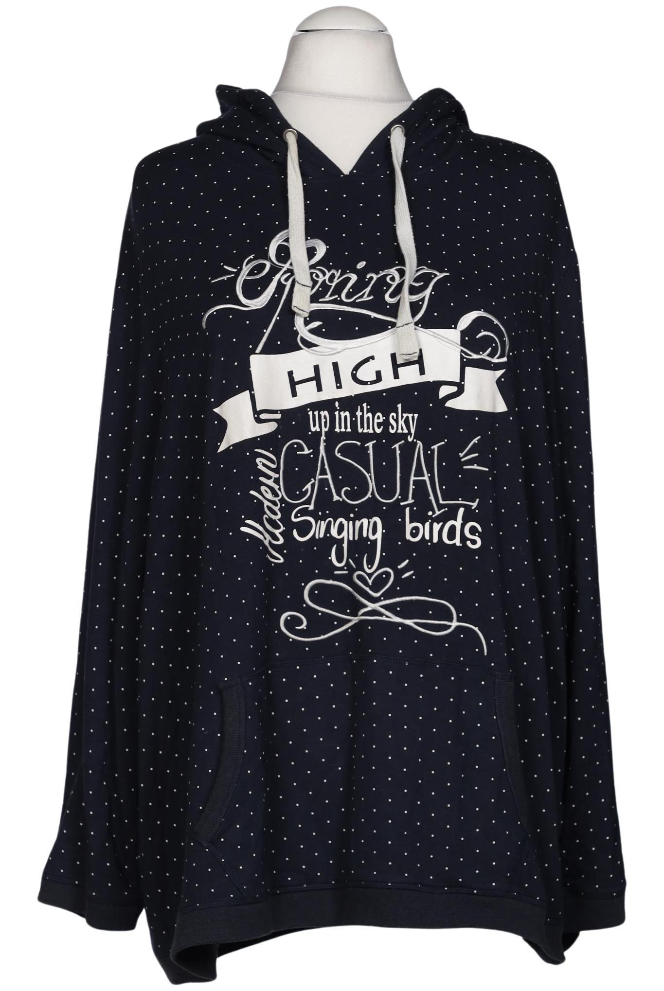 

Ulla Popken Damen Kapuzenpullover, marineblau, Gr. 54